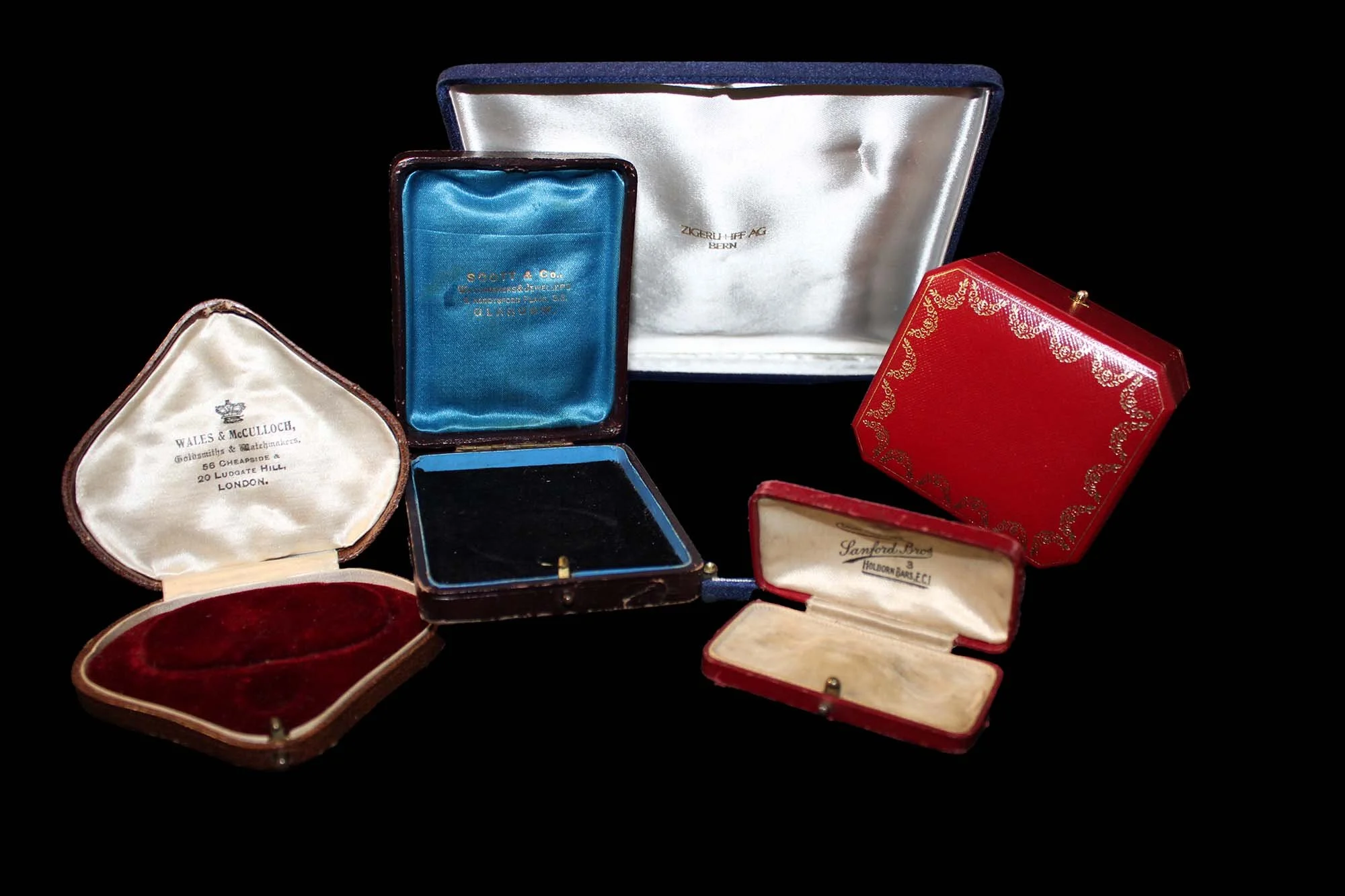 Authentic Antique Jewelry Boxes