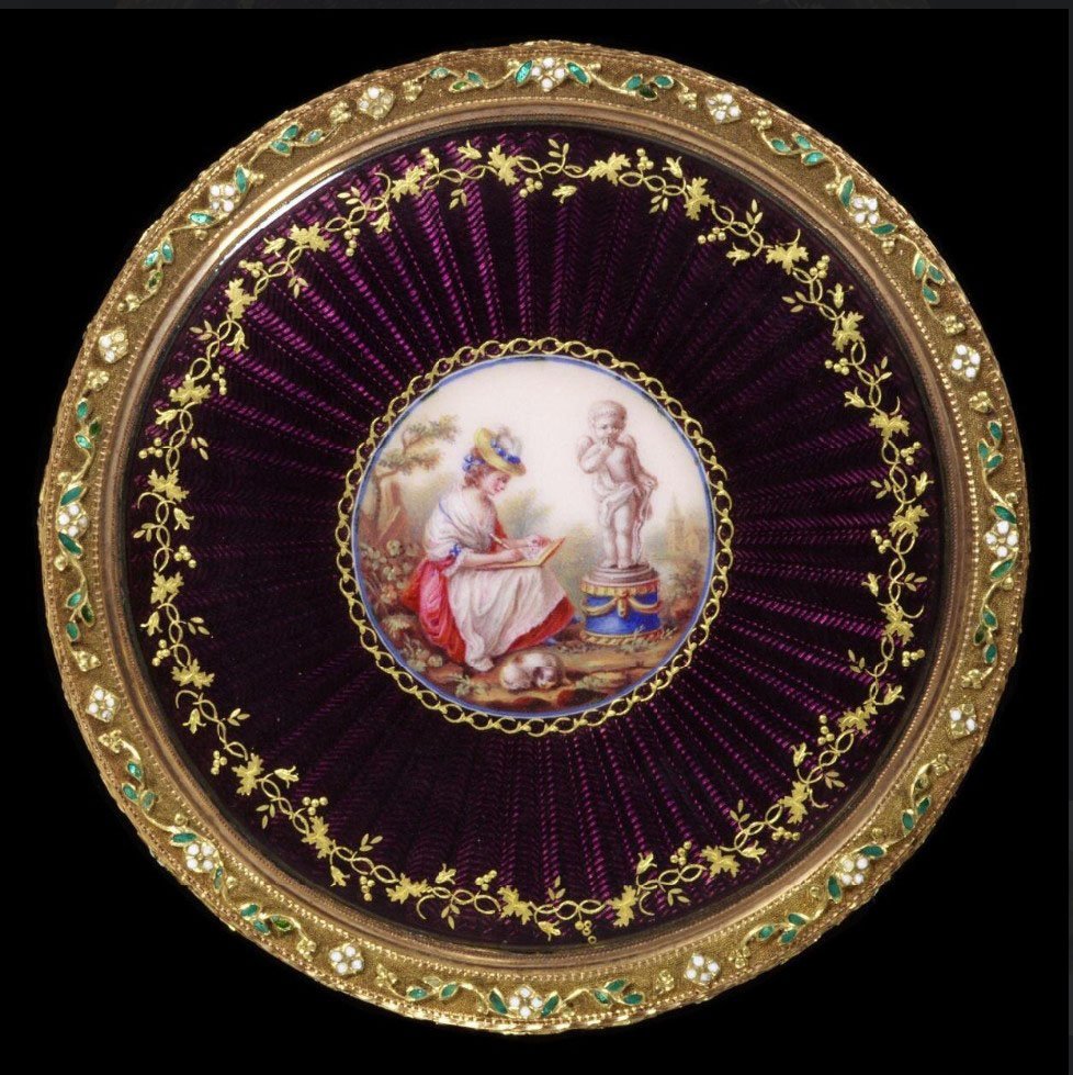Guilloché and Enamel in Historical Jewelry