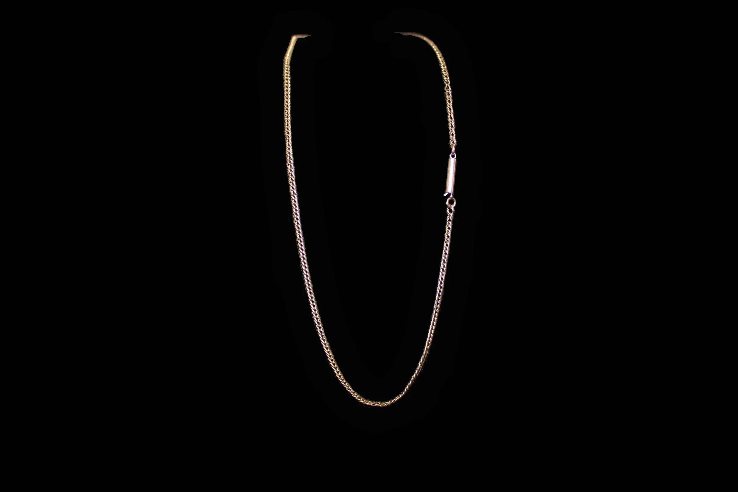 9K Gold Rope Link Chain with Barrel Clasp