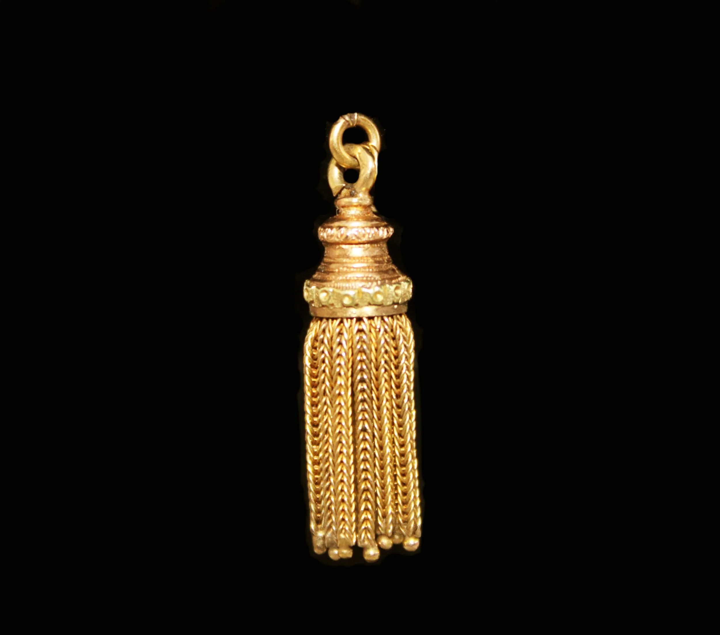 French 18K Gold Pompom Tassel