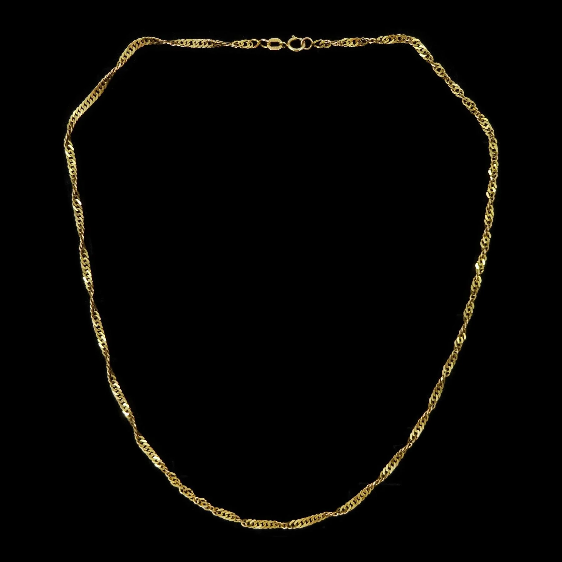 Antique Twist Chain Necklace