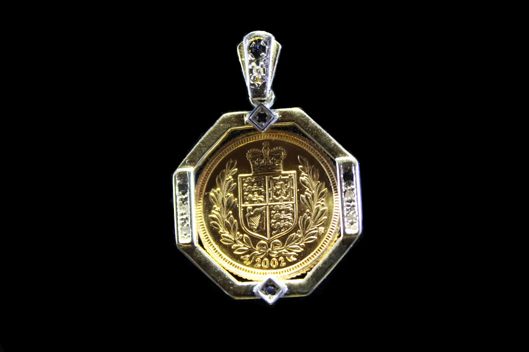 half sovereign jeweled