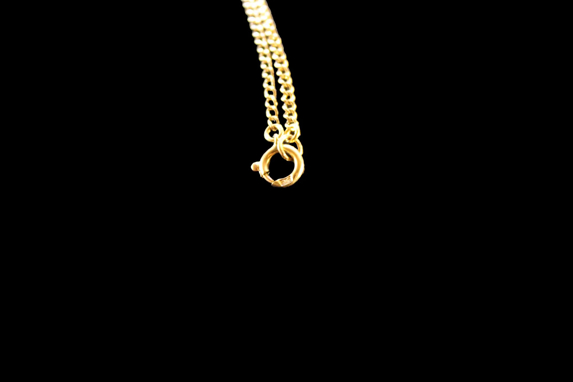Close up spring clasp closure