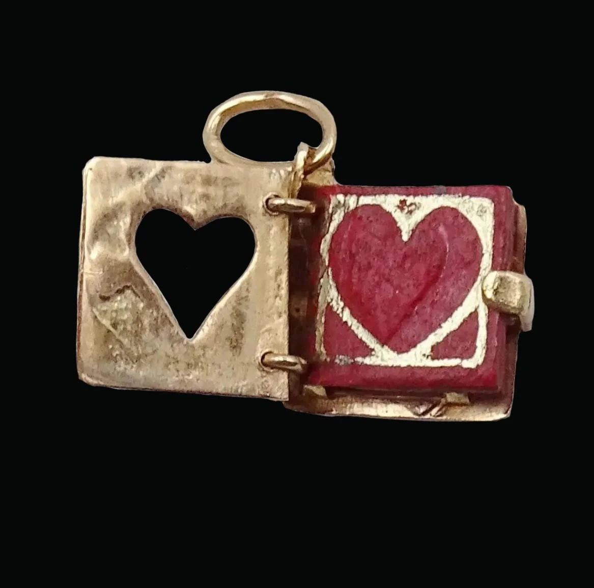 Heart Book Locket