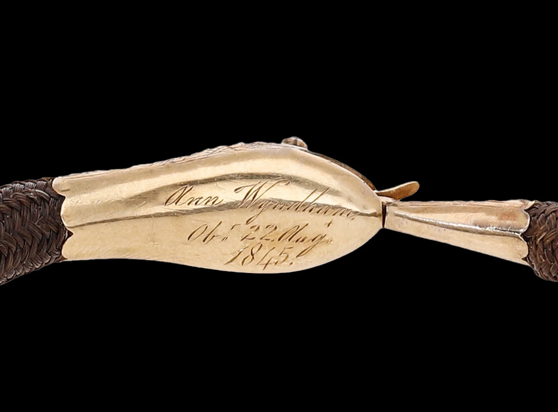Inscription on Back of serpent head