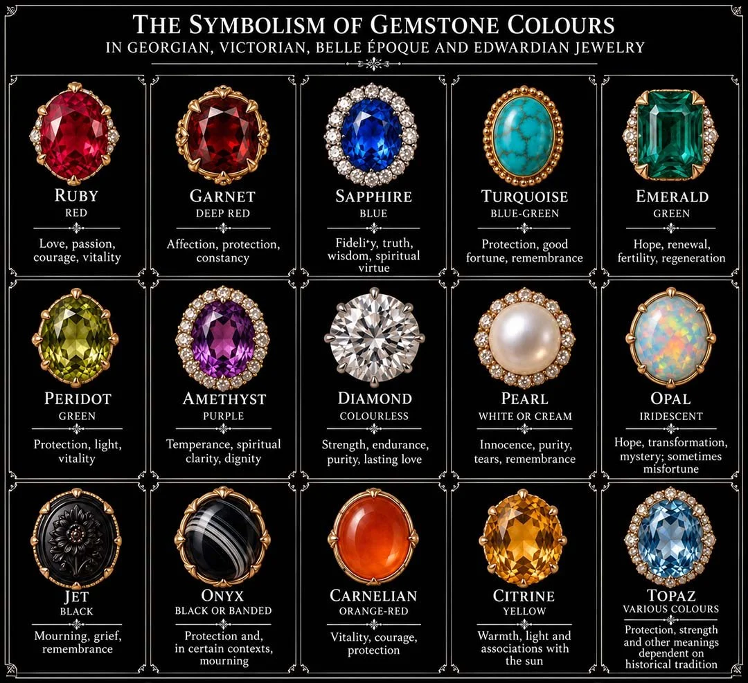 Historic Symbolism of Gemstone Colours