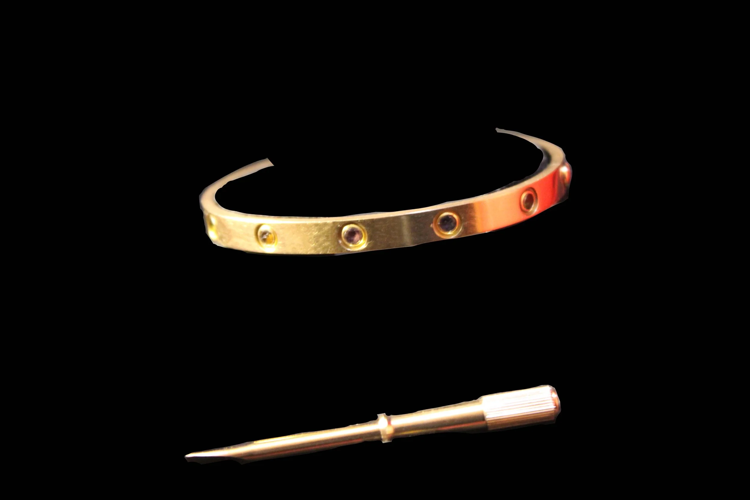 LOVE bracelet with 18K Gold screwdriver
