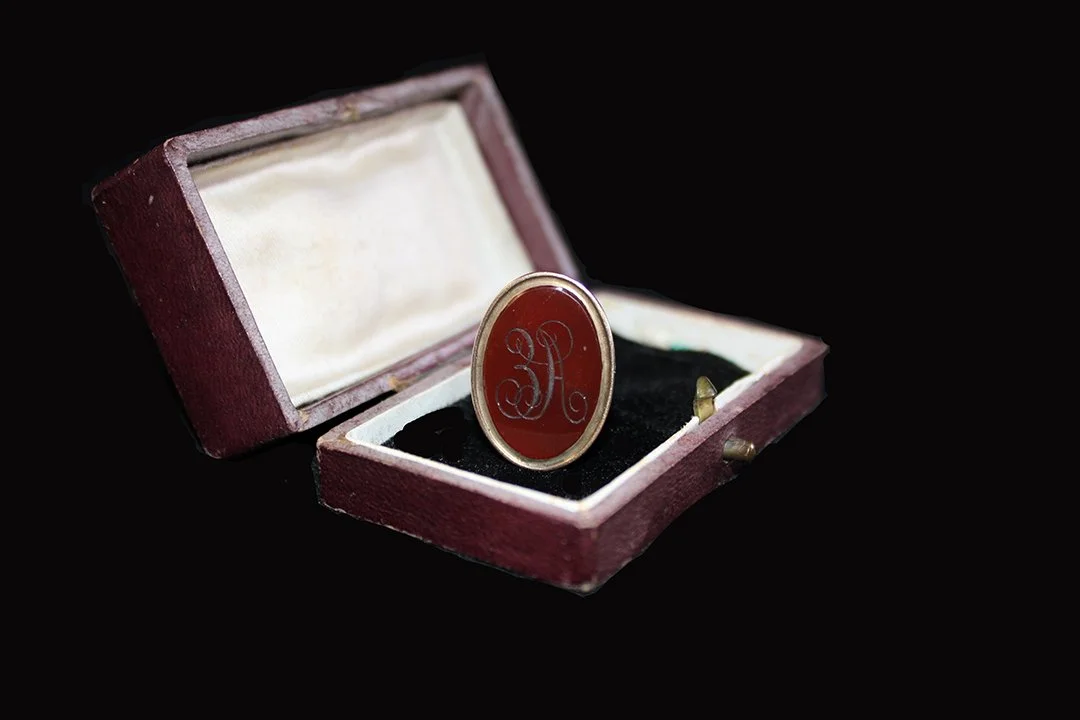 Carnelian Fob nestled in presentation case.jpg