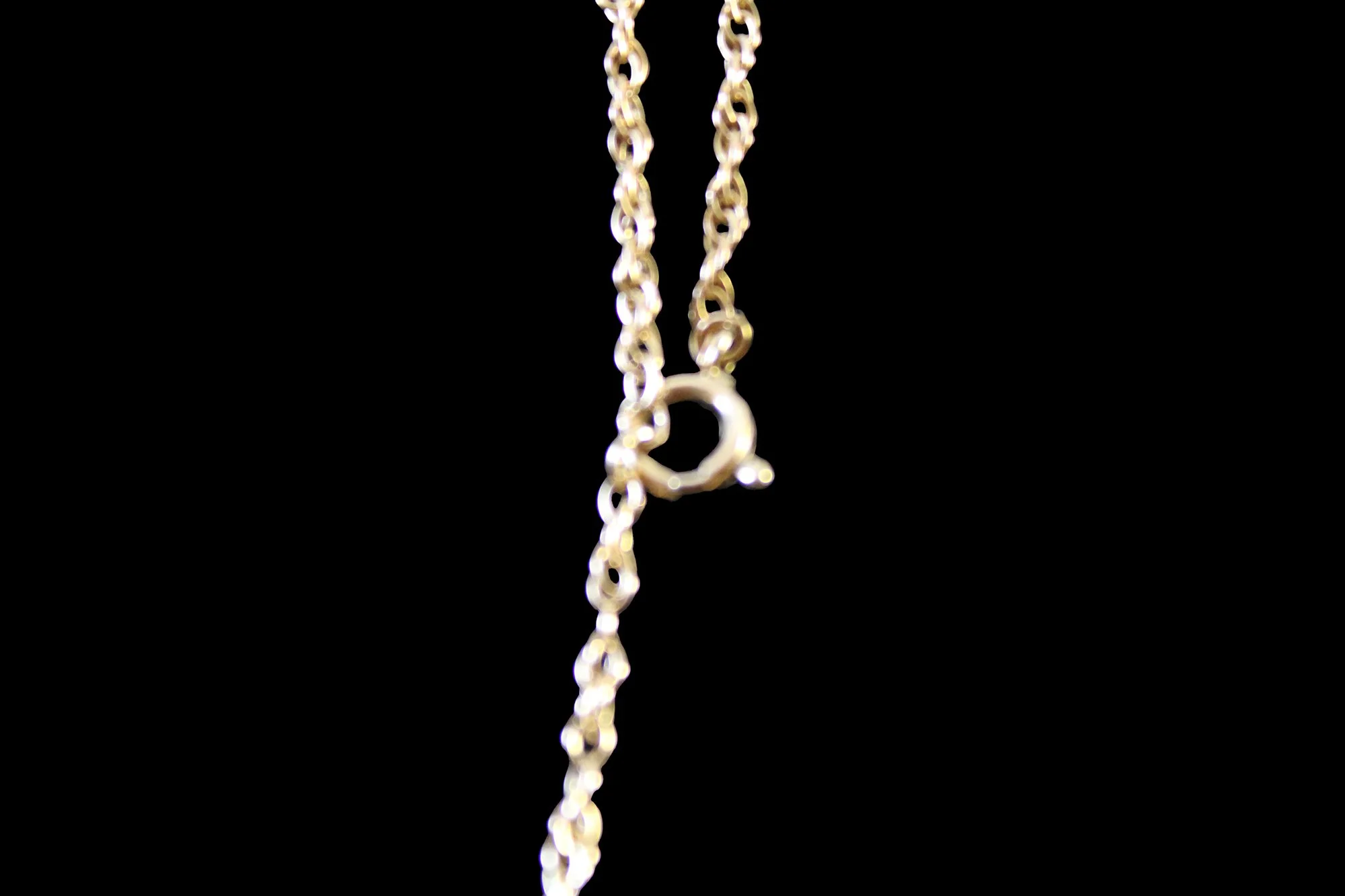 9K Gold Fancy Twisted-Link Chain
