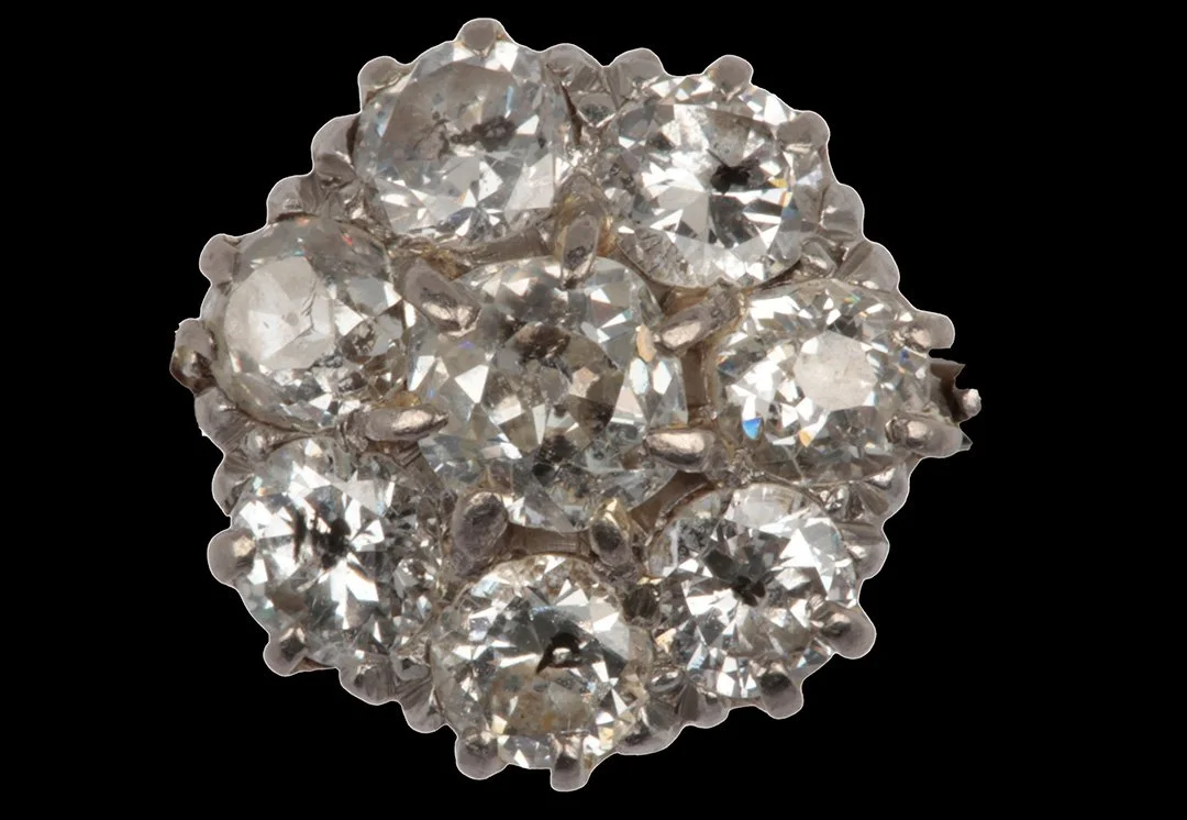 Early 20th Century 1.25ct Antique Diamond Cluster Ring