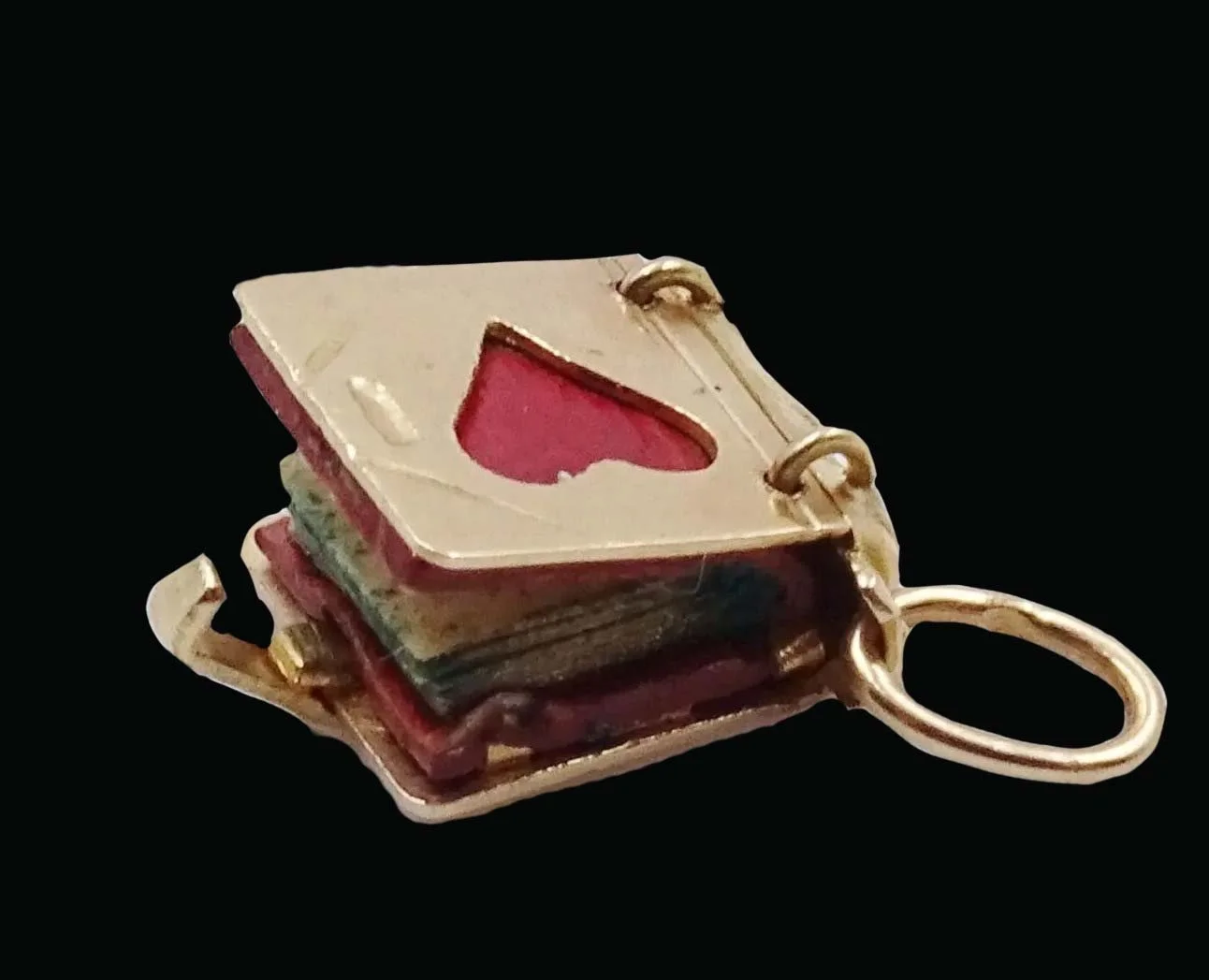 Book charm love notes