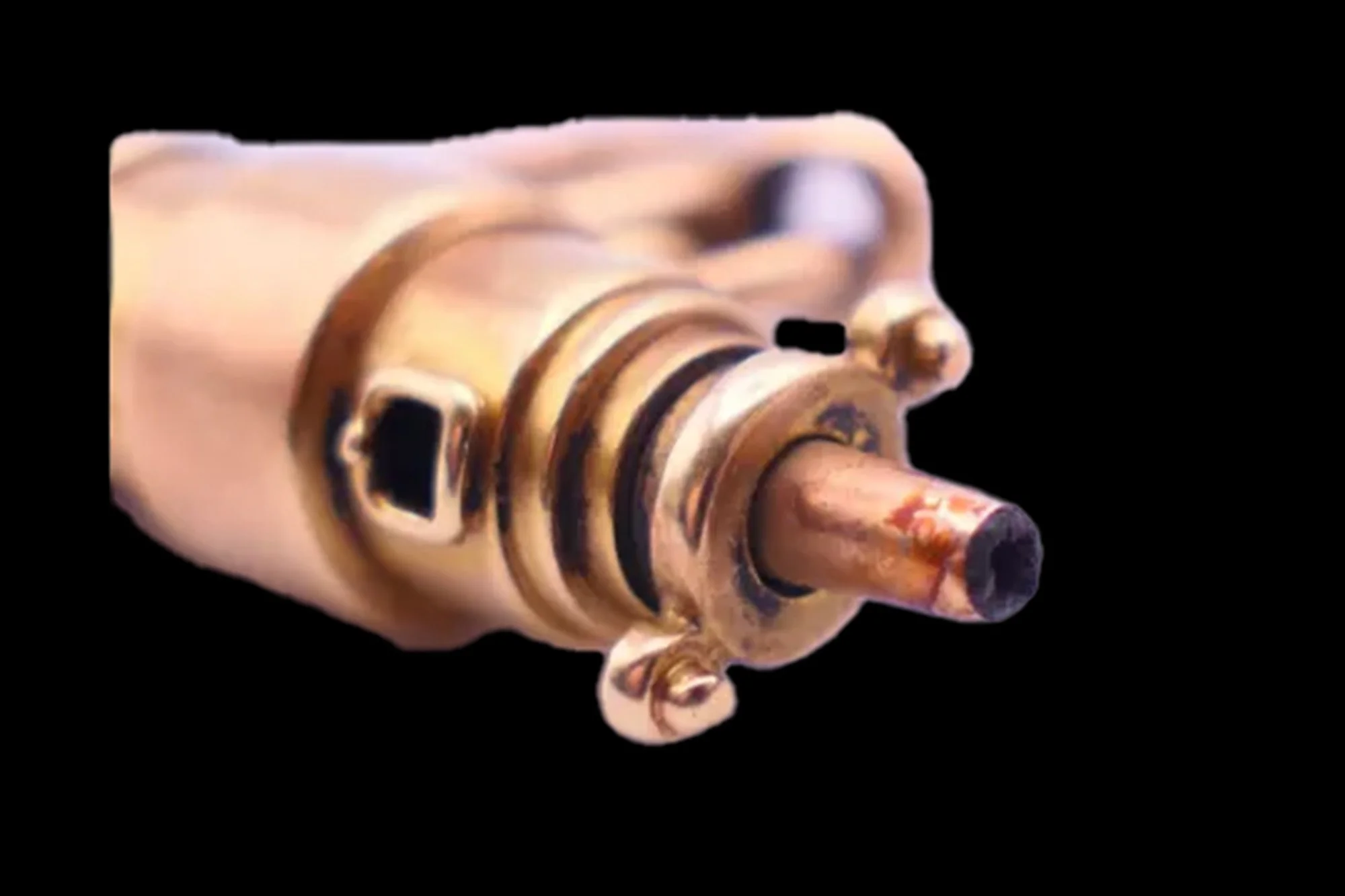 Victorian 9K Gold pencil with eraser attachment