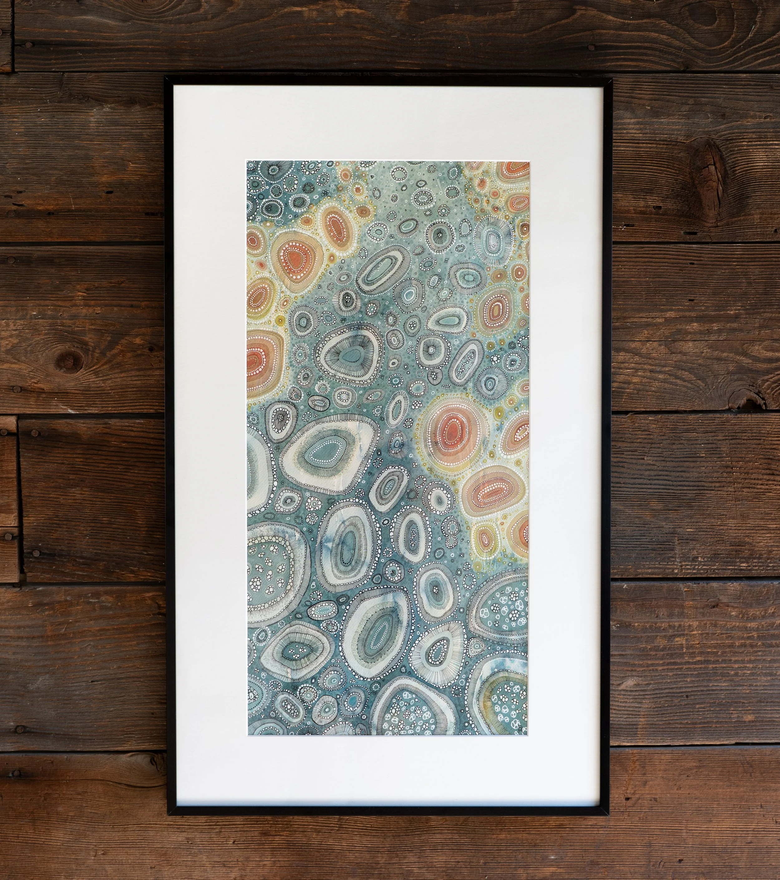Bellow the Surface, 2025 (12"x24")