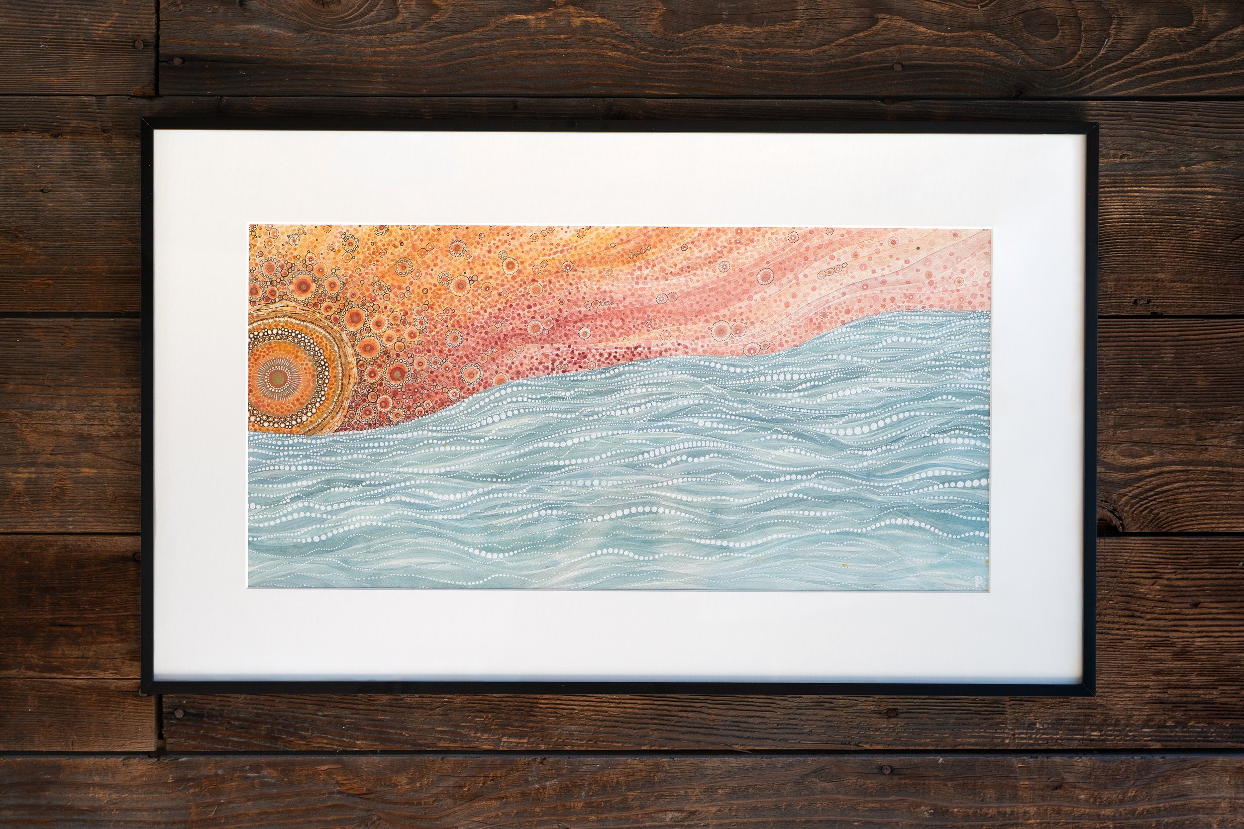 Chasing the Sun, 2025 (12"x24") 