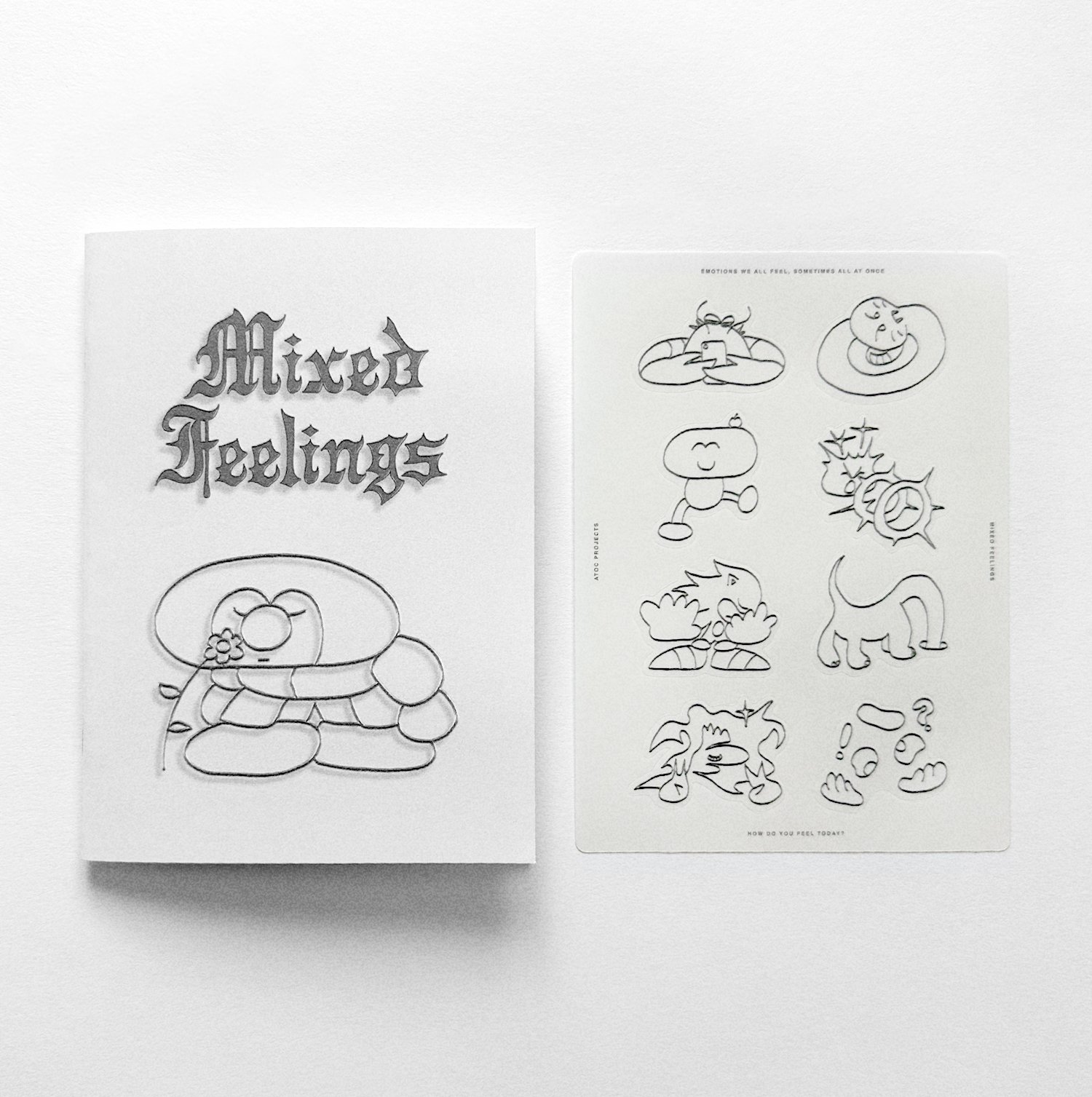 Mixed Feelings Zine + Sticker Pack