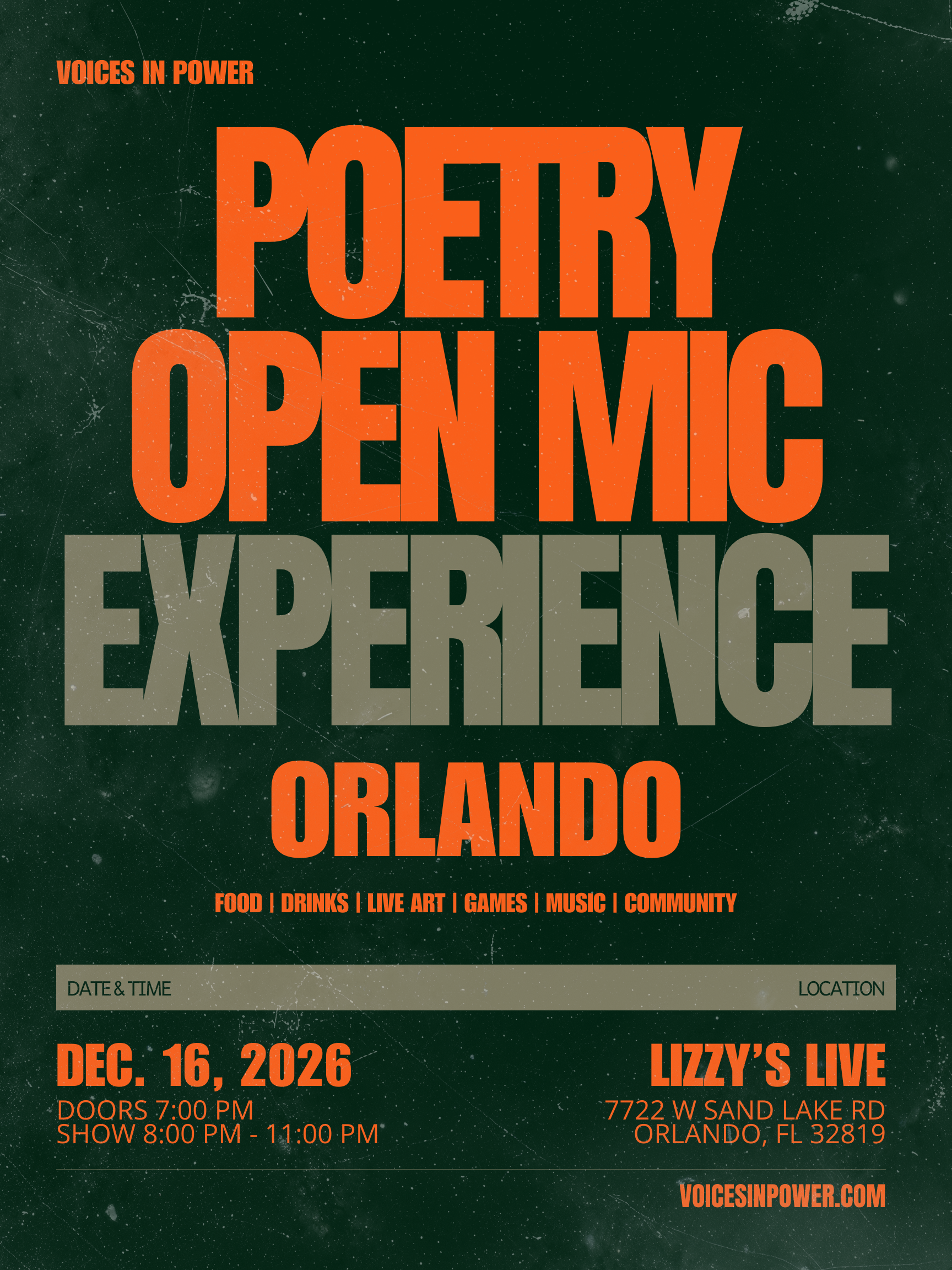 12.16.2026 — Orlando | Voices In Power Ticket
