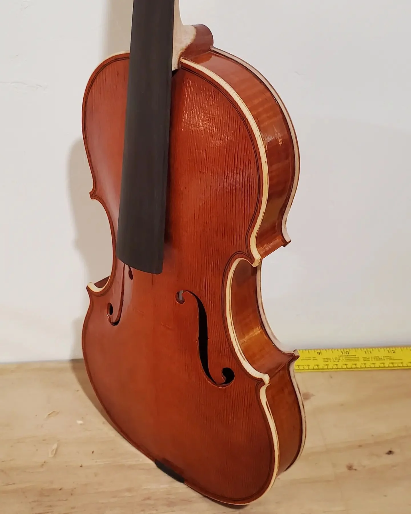 My first violin is back on the bench. I made this one without guidance, based on measurements and photographs, and that was obvious in the end. I corrected my methods with the help of some excellent information from @jfthorell for my next violins, bu
