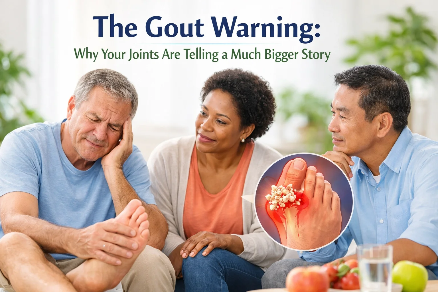 The Gout Warning: Why Your Joints Are Telling a Much Bigger Story