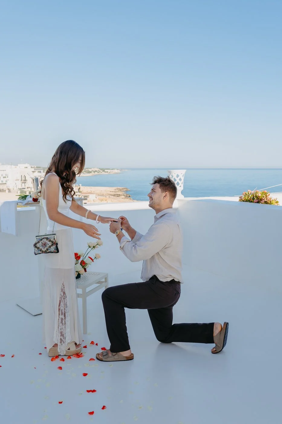 Luxury Surprise Proposal in Polignano a Mare | Engagement Photographer Puglia