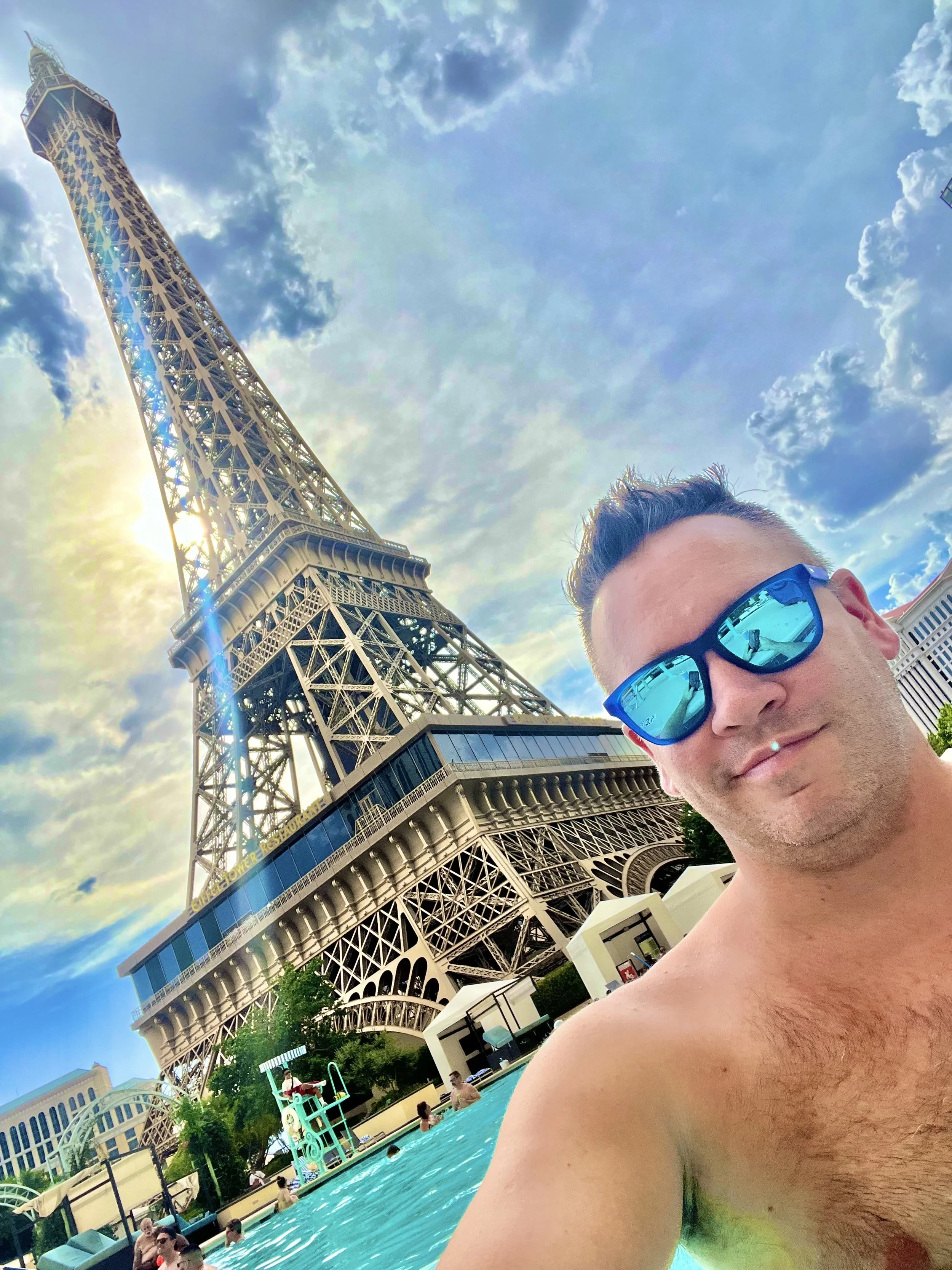  At the pool in Las Vegas! 