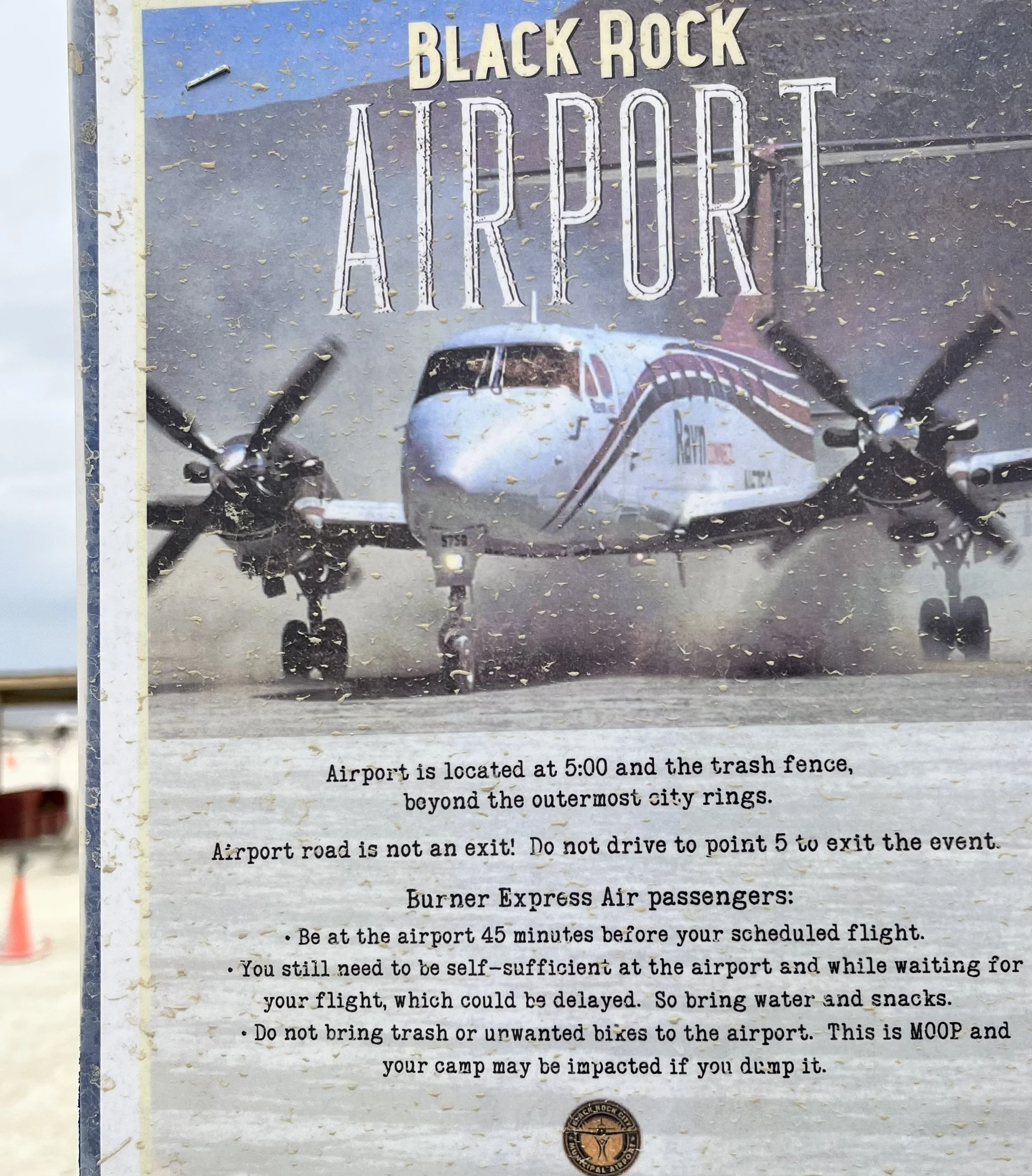  If you are flying out, the information on this flyer has very good tips to remember! 