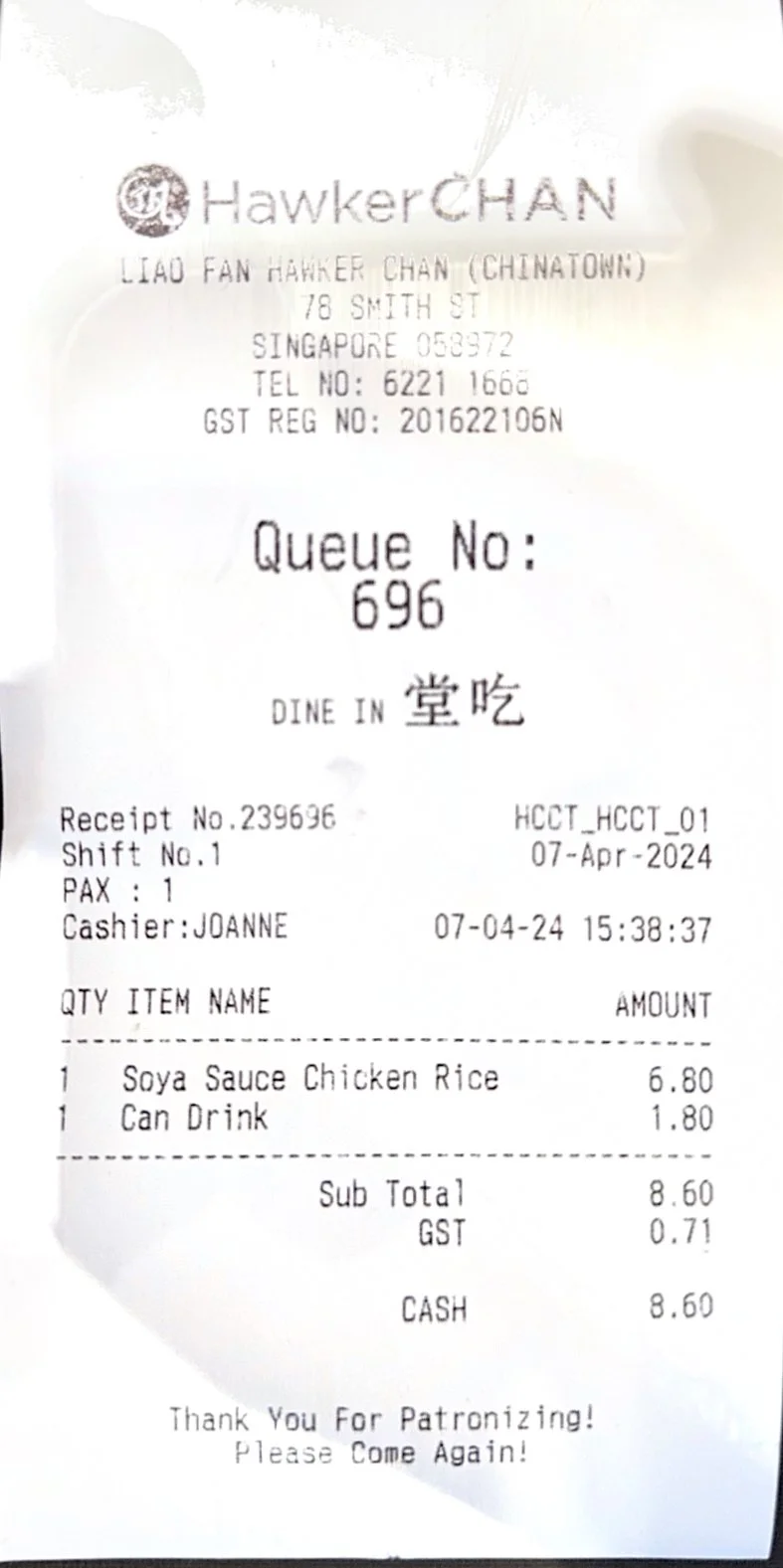  This converts to $6.40 USD. 