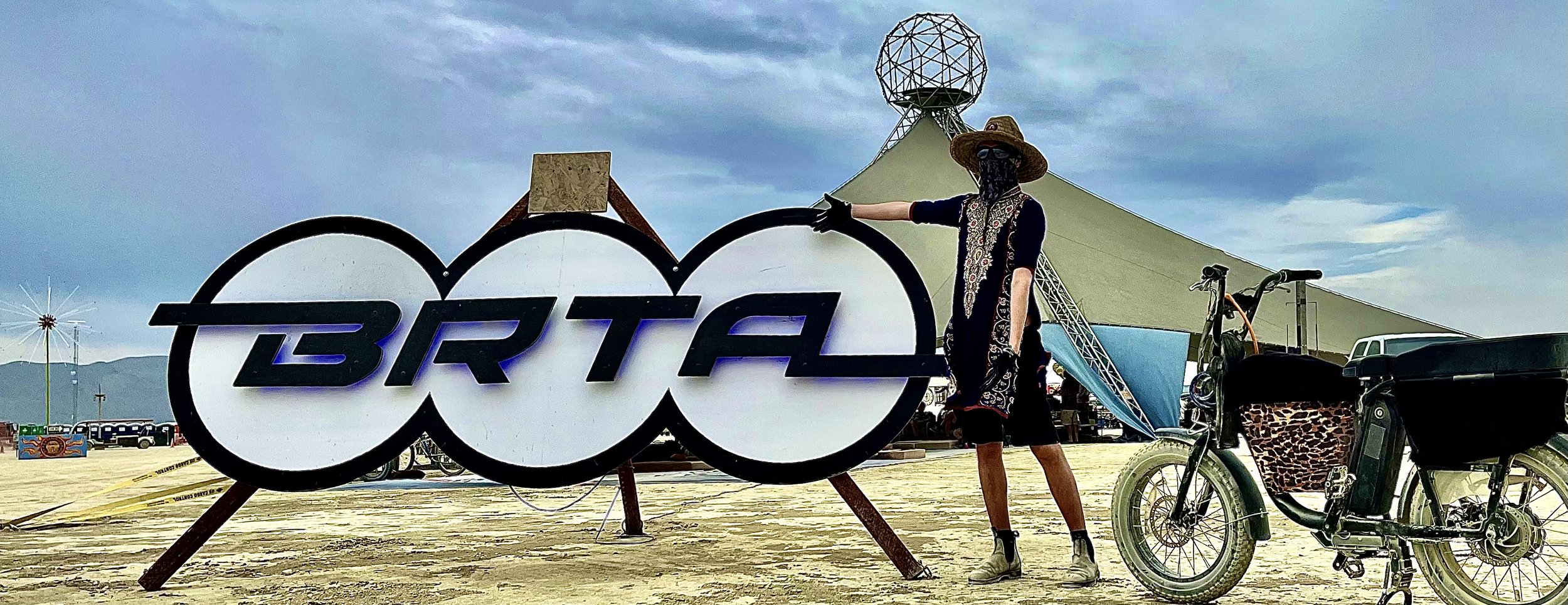  The large tent behind the BRTA sign is the “Starport”. This is a great hang-out spot. Happy hours and after-parties can be found here also! If you are brave, you can also climb to the top of the Starport for an excellent view! Rumor has it, that you might be able to catch one bar of cell service up there too! 