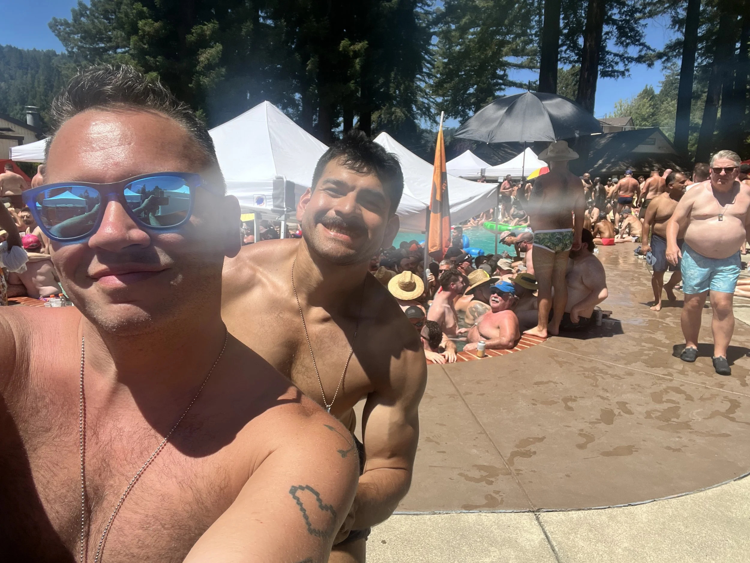  Pool party @ Lazy Bear in Guerneville, CA! 
