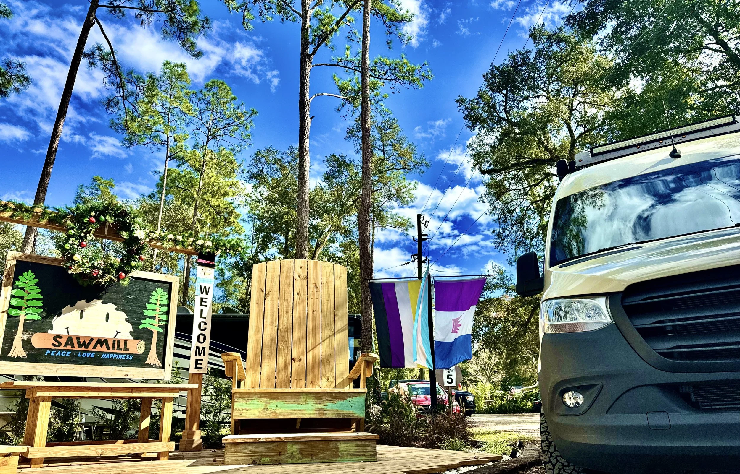  I stayed @ gay campground in Florida for New Years. 