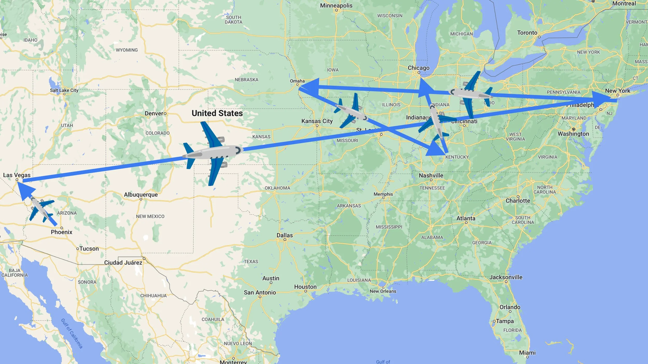  My travels this month! 