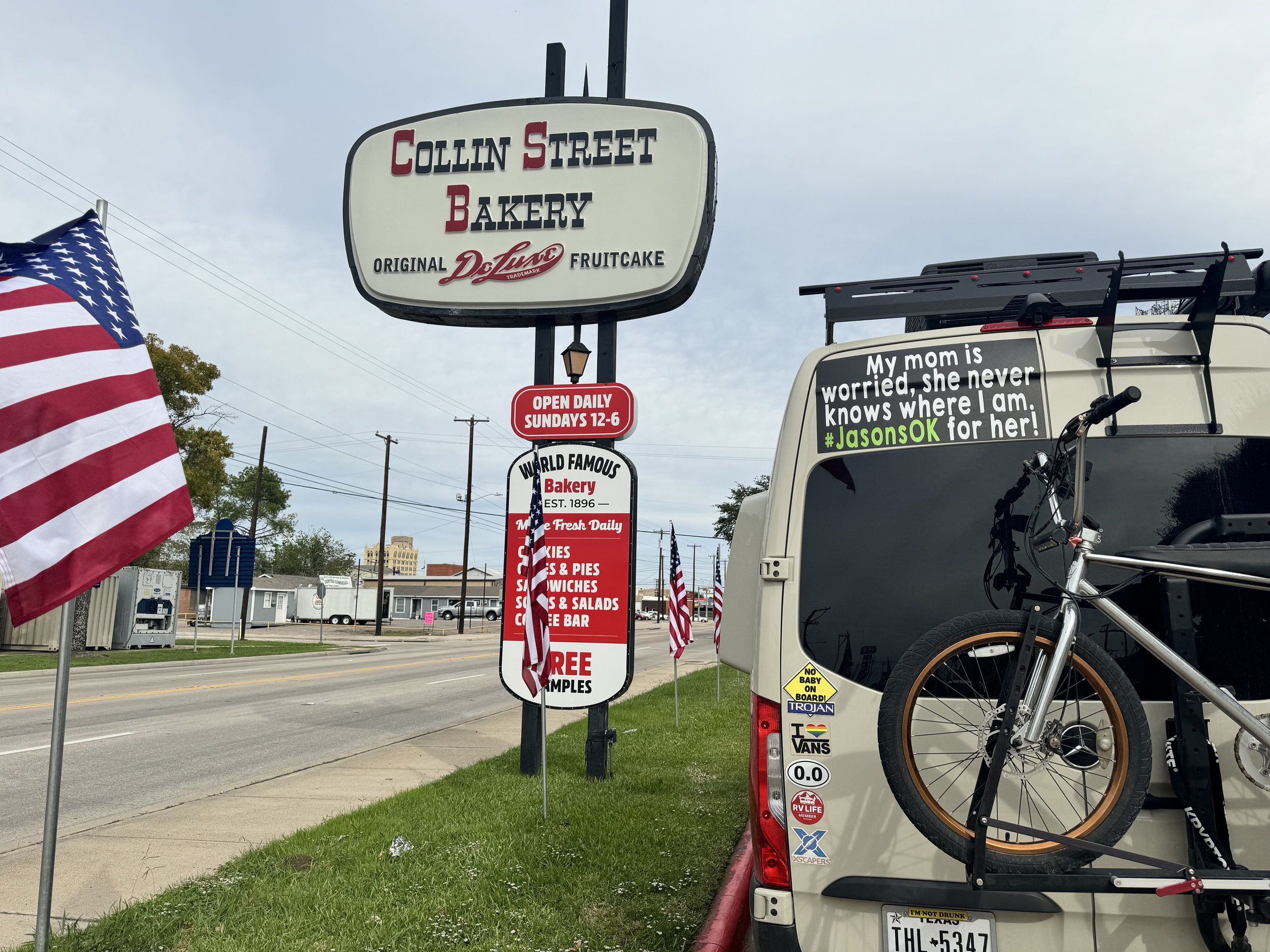  The world famous home of the fruitcake! 