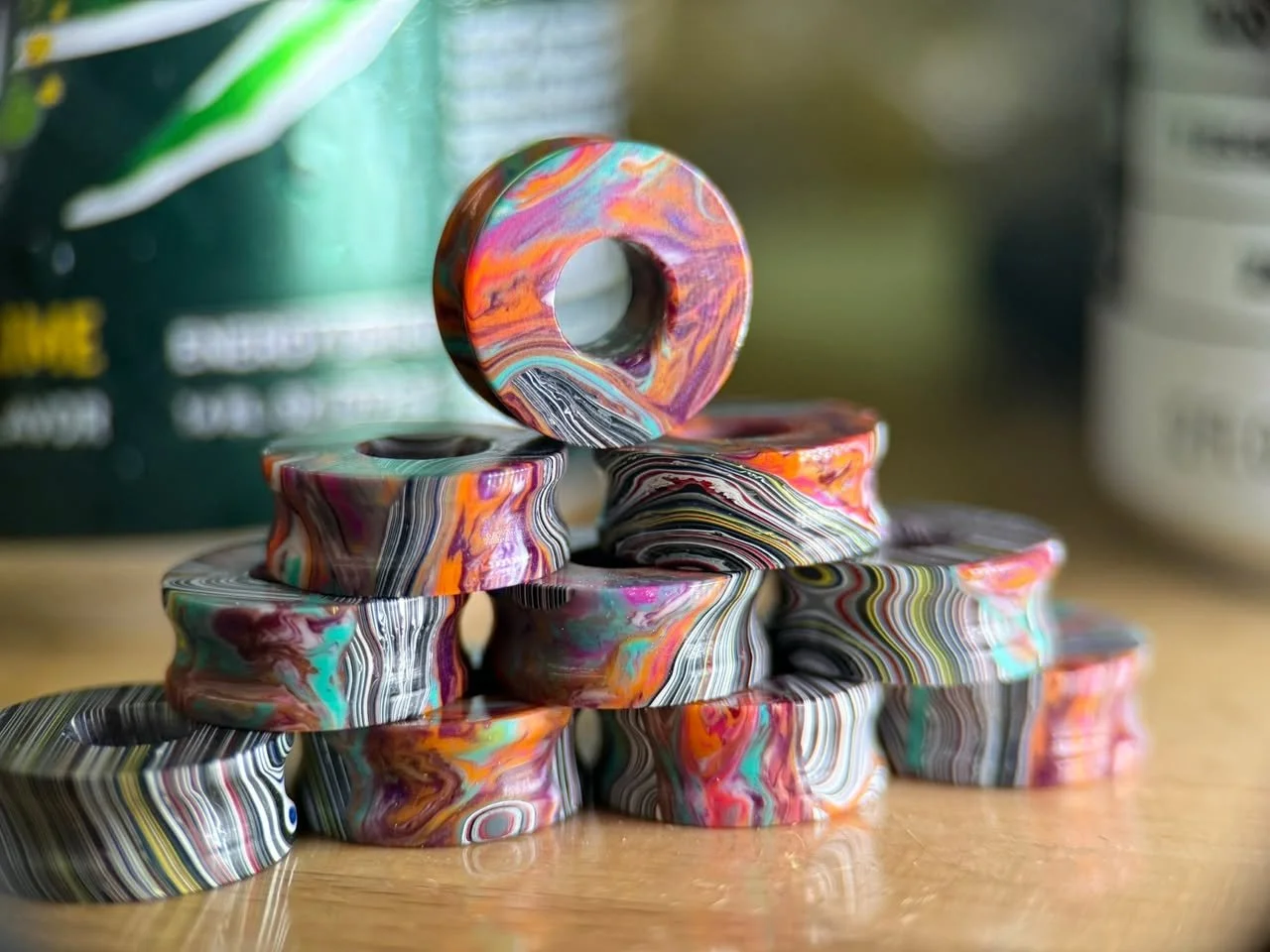 Pixie, Dank Blank:fordite hybrid, uv reactive .jpg