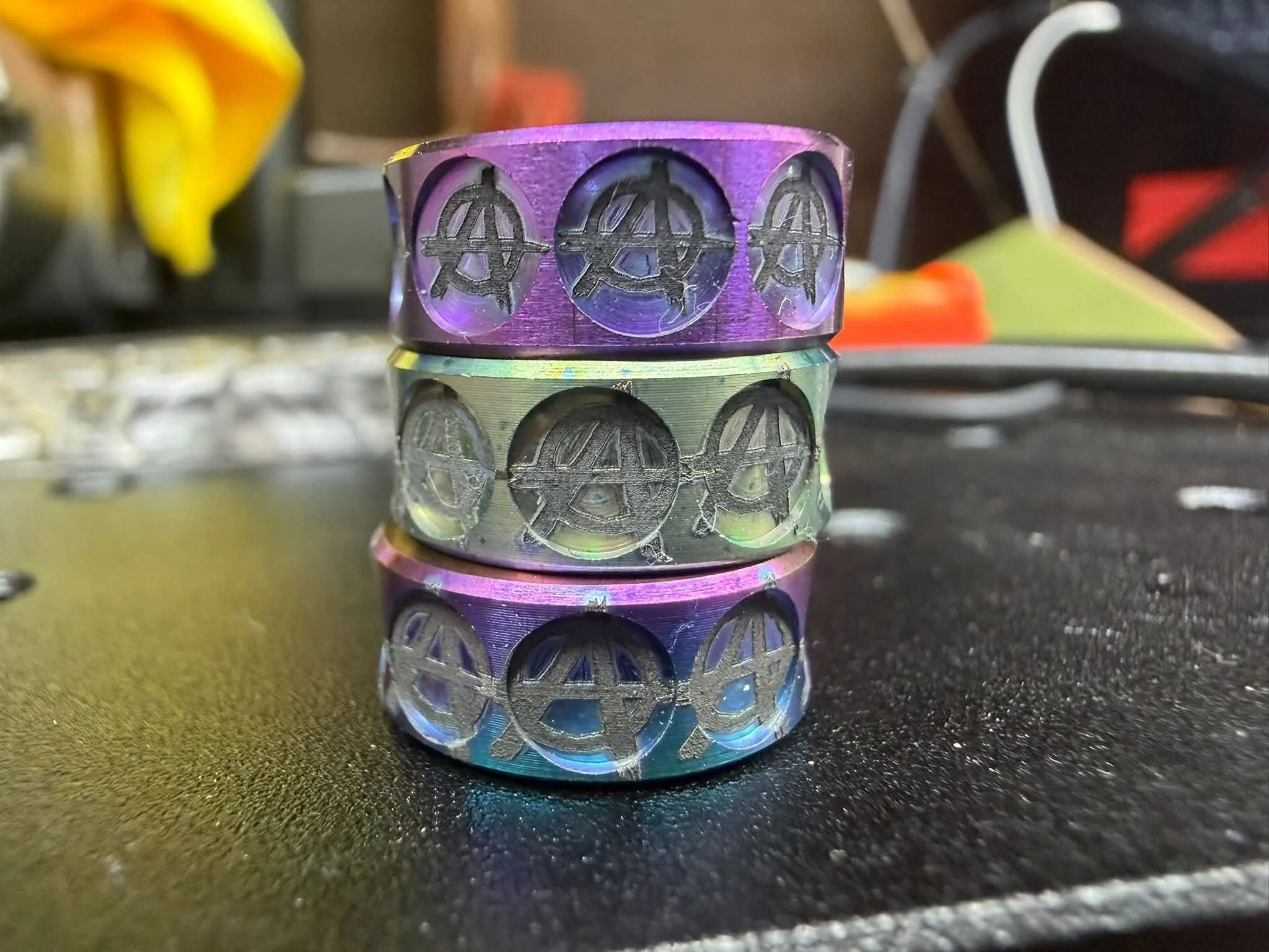 anarchy lasered Titanium prototype