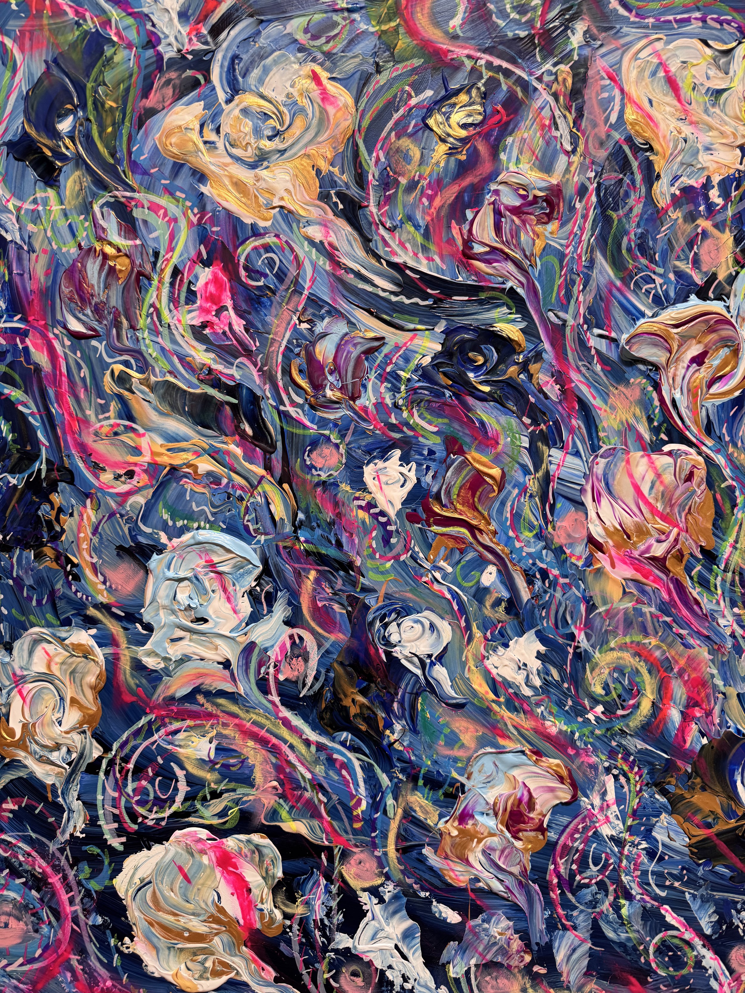 Flowers in the Sky, detail