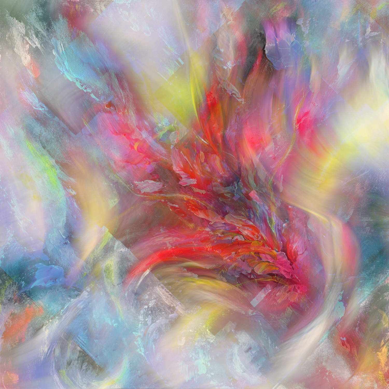 Soulburst, Acrylic, digital