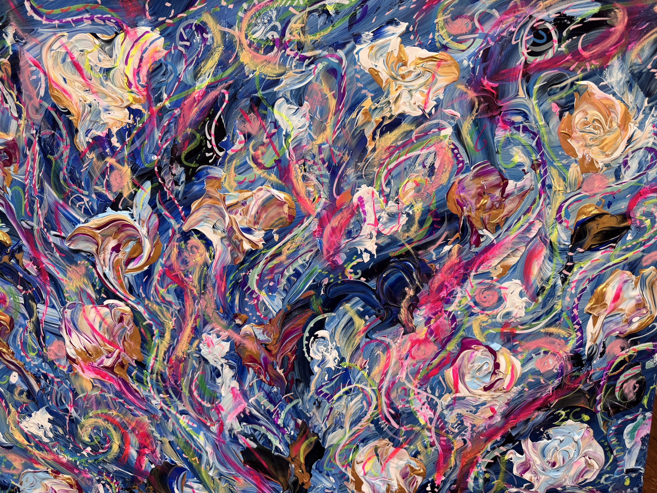 Flowers in the Sky, detail