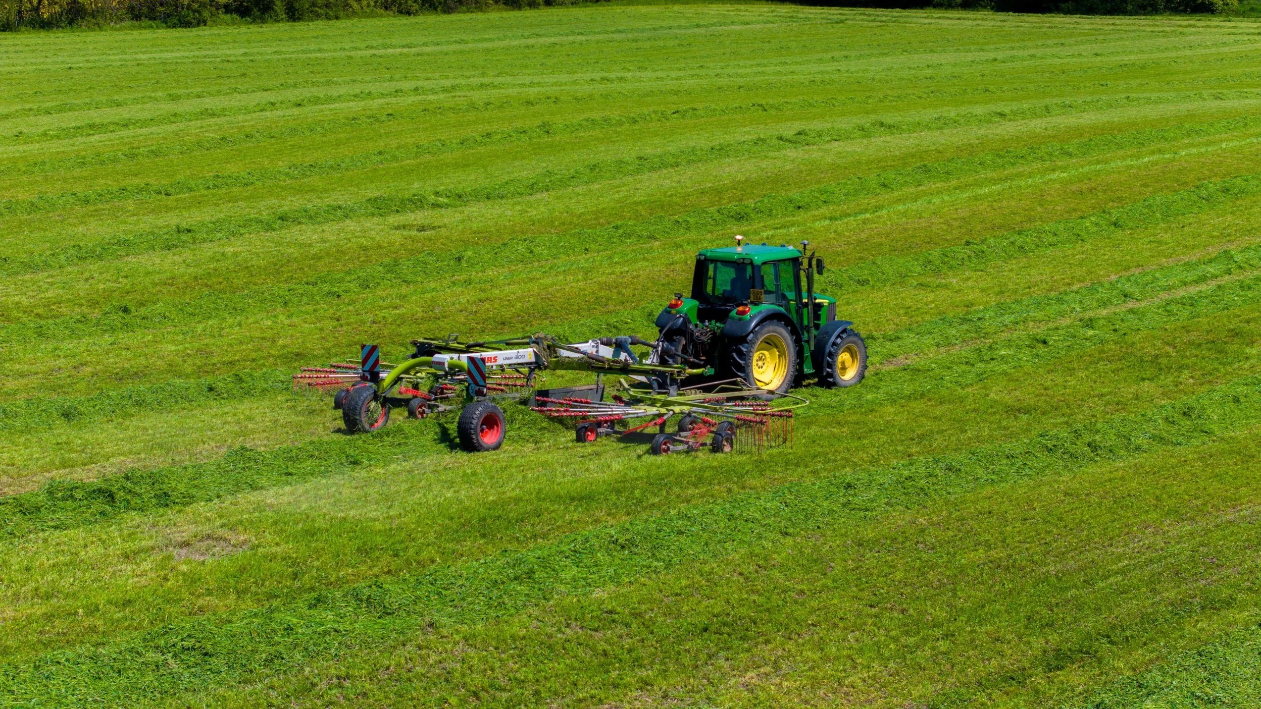 Claas liner 3100 2 rotor rake