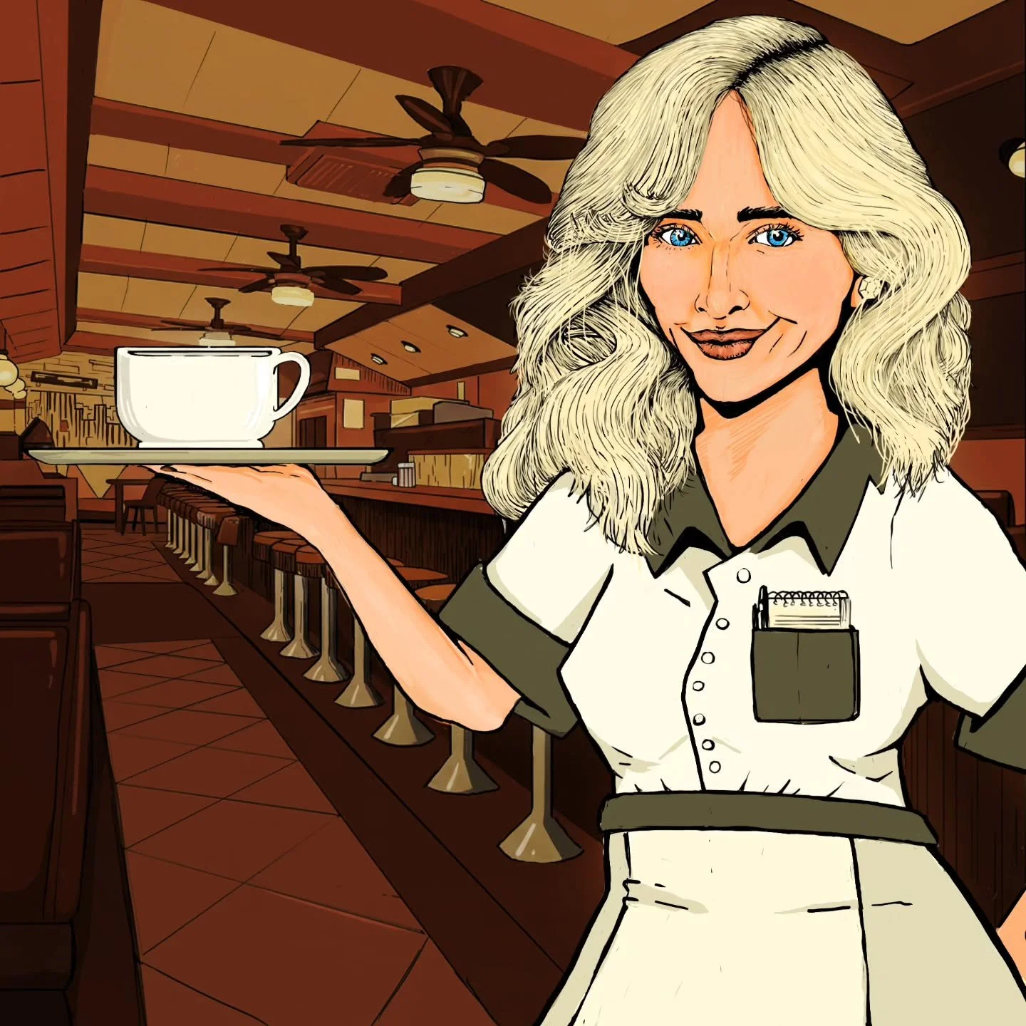 I feel like this song get stuck in people's head all the time @sabrinacarpenter
.
.
.
.
.
.
.
#digitalillustration #sabrinacarpenter #espresso