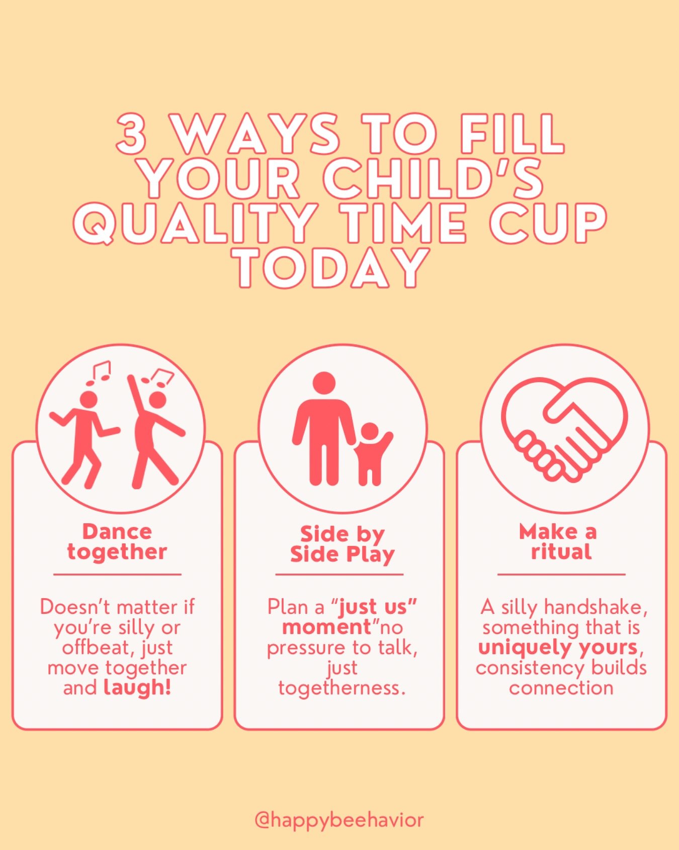 Quality time can look different for every child. Some feel most connected when you’re playing together or sharing a laugh. Others feel filled up just by sitting near you while doing their own thing. What matters is that they feel your presence