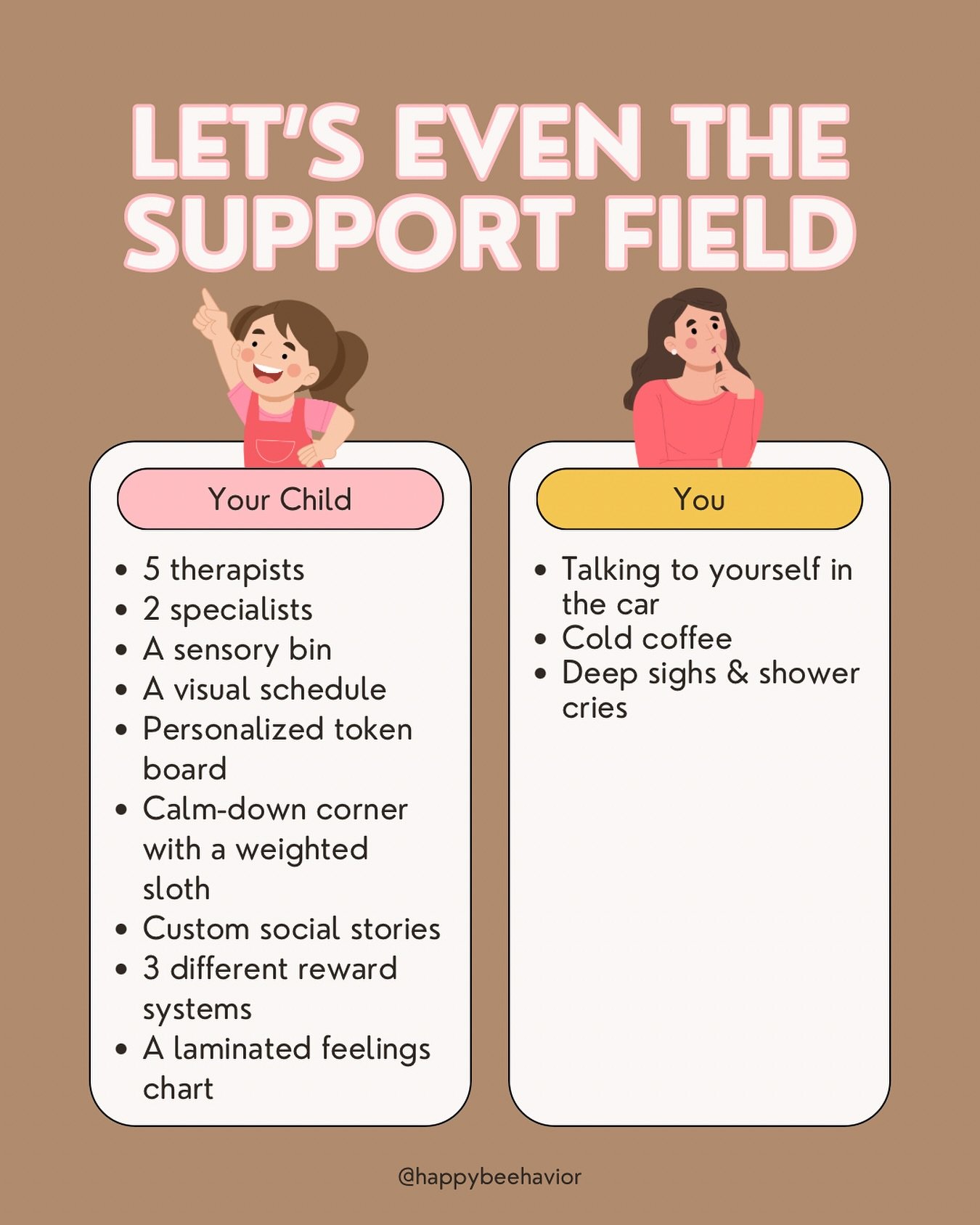 You ever realize your kid has a whole wellness squad and you&rsquo;re just surviving on vibes and lukewarm coffee? Lol

We know how much you pour into your child. That&rsquo;s why we&rsquo;re here to pour into youuuu too.

Virtual parent support, gui