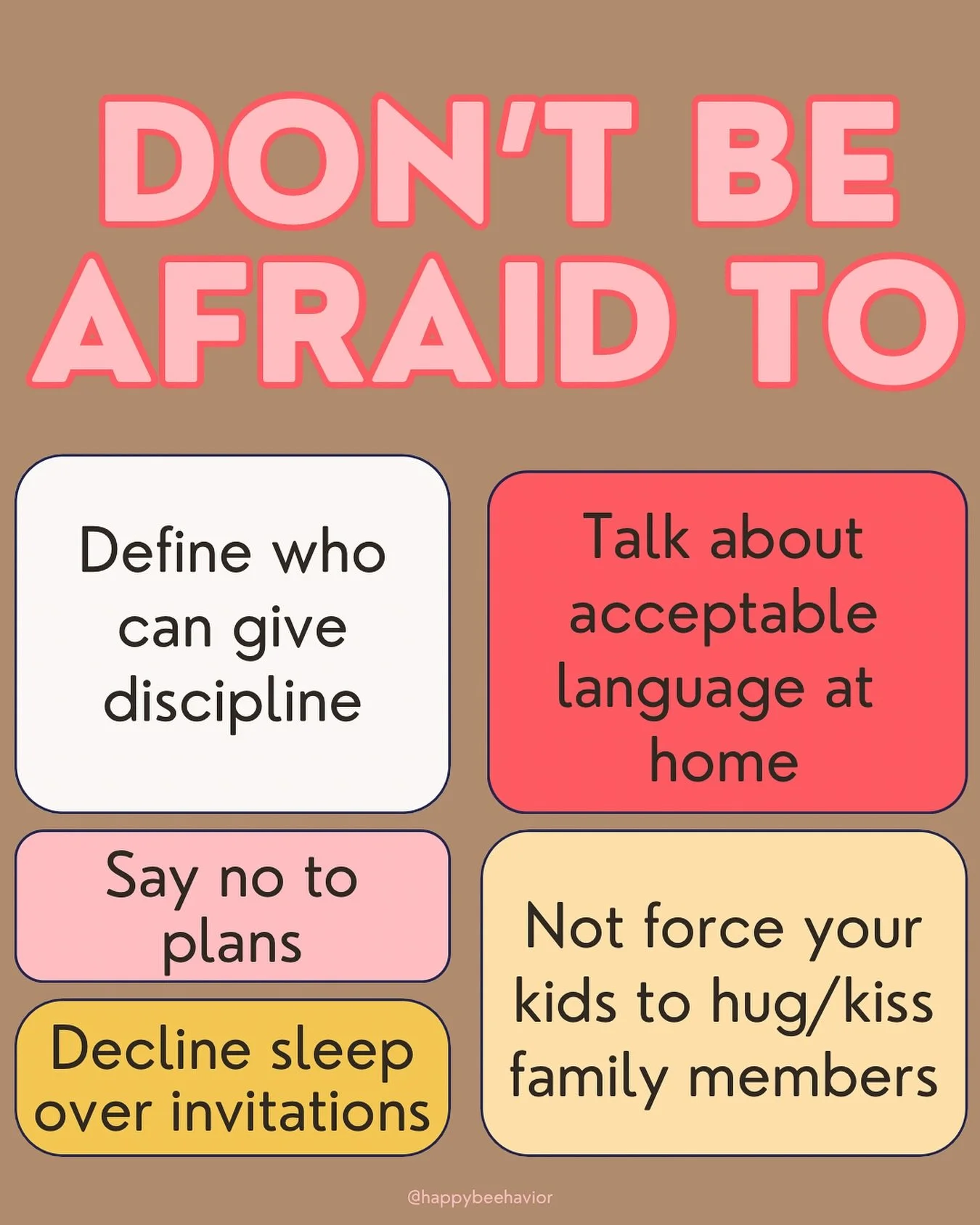 Just a little reminder,
You’re allowed to make parenting choices that others might not agree with.
You don’t need to explain or apologize for setting boundaries that protect your child’s comfort, safety, and values.
&& wh