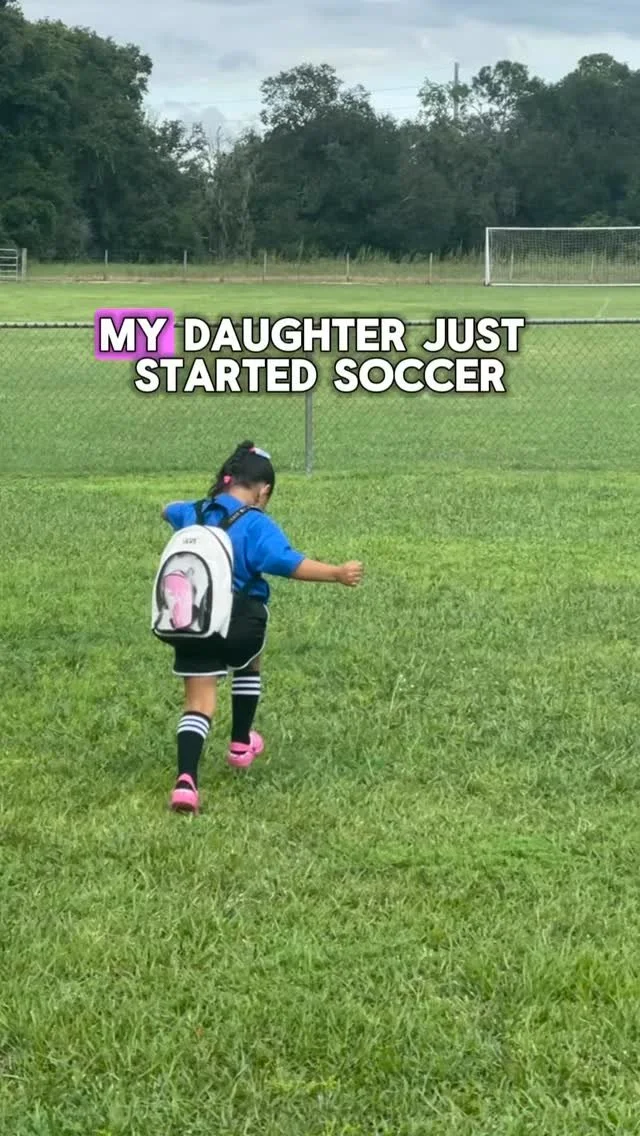 No, I’m not crying, my eyes are just sweating 🥲🥹🤣
I can’t believe we’re here already. Almost four years ago, I became a mom, and before that I would dream about moments like this. I’d picture my daughter trying sports, may