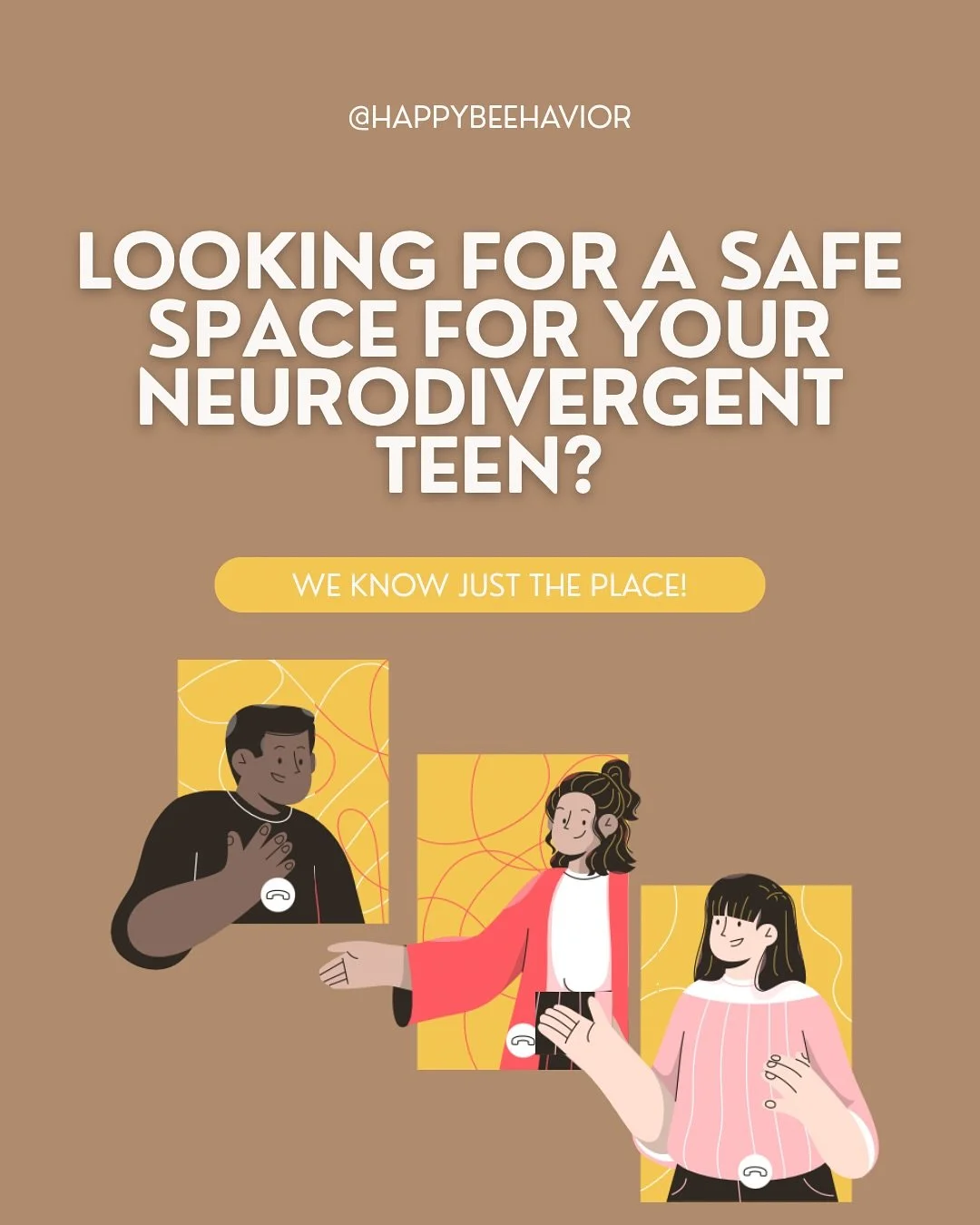 Looking for a space where your teen can connect, grow, and feel understood?!
Our HB Neurodivergent Teen Club is a fun, affirming after-school group where teens build confidence, practice social skills, and make real friendships in a space that celeb