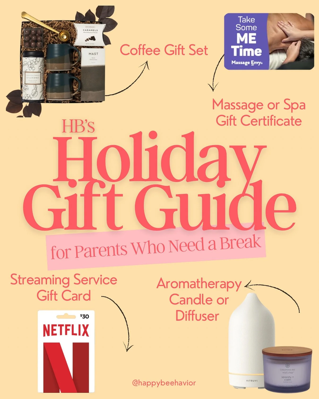 And on another episode of HBs holiday gift guide hehe, this one&rsquo;s for the parents in your life who are running on fumes! 

Let this be your reminder that the best gifts are the ones that help them slow down and breathe again. Sometimes a little