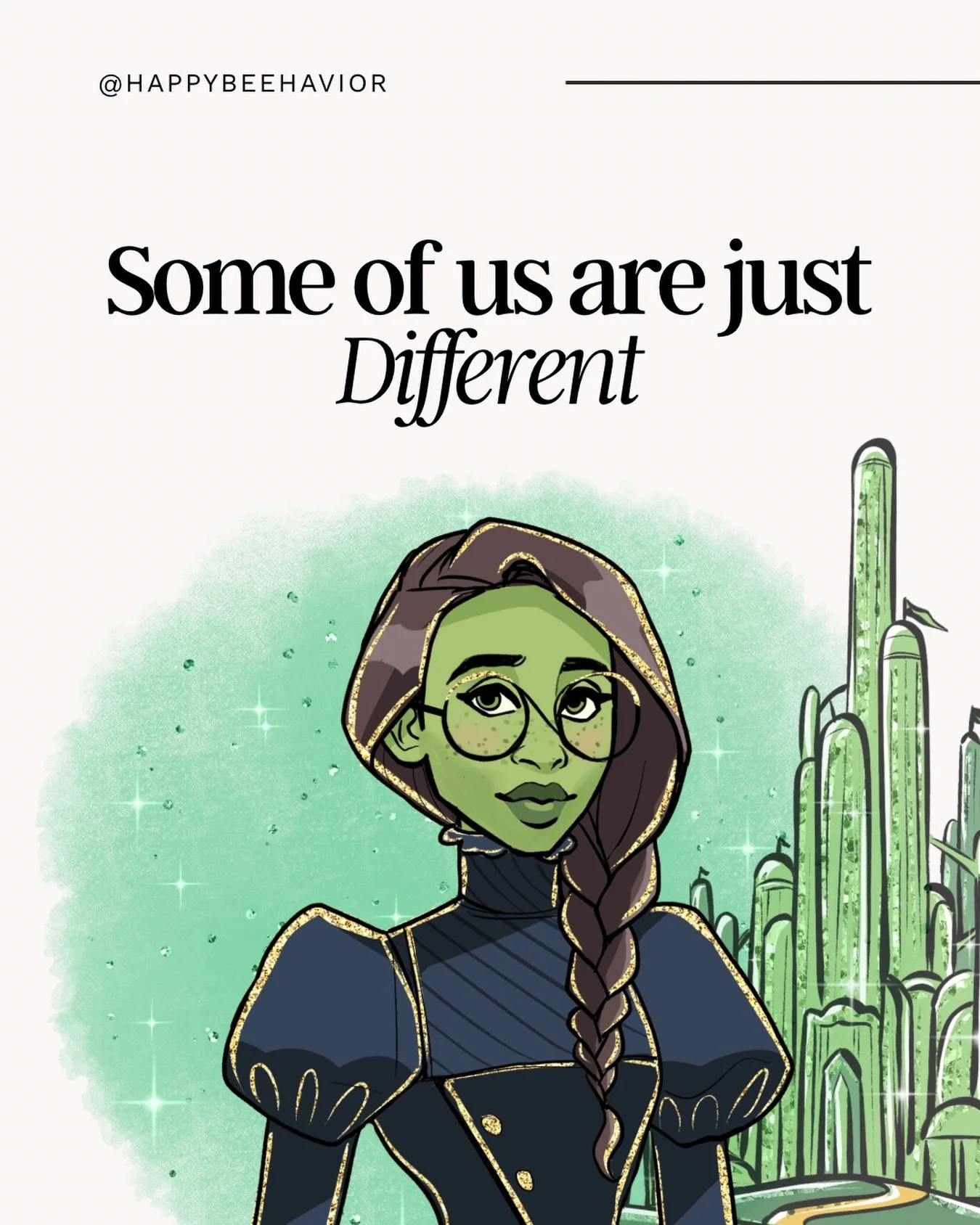 Happy Wicked Day to everyone raising a tiny human who&rsquo;s &ldquo;just a little different&rdquo; 🫶🏼

Elphaba taught us that being different isn&rsquo;t something to fix, it&rsquo;s something to embrace, celebrate, and maybe glitter a little hehe