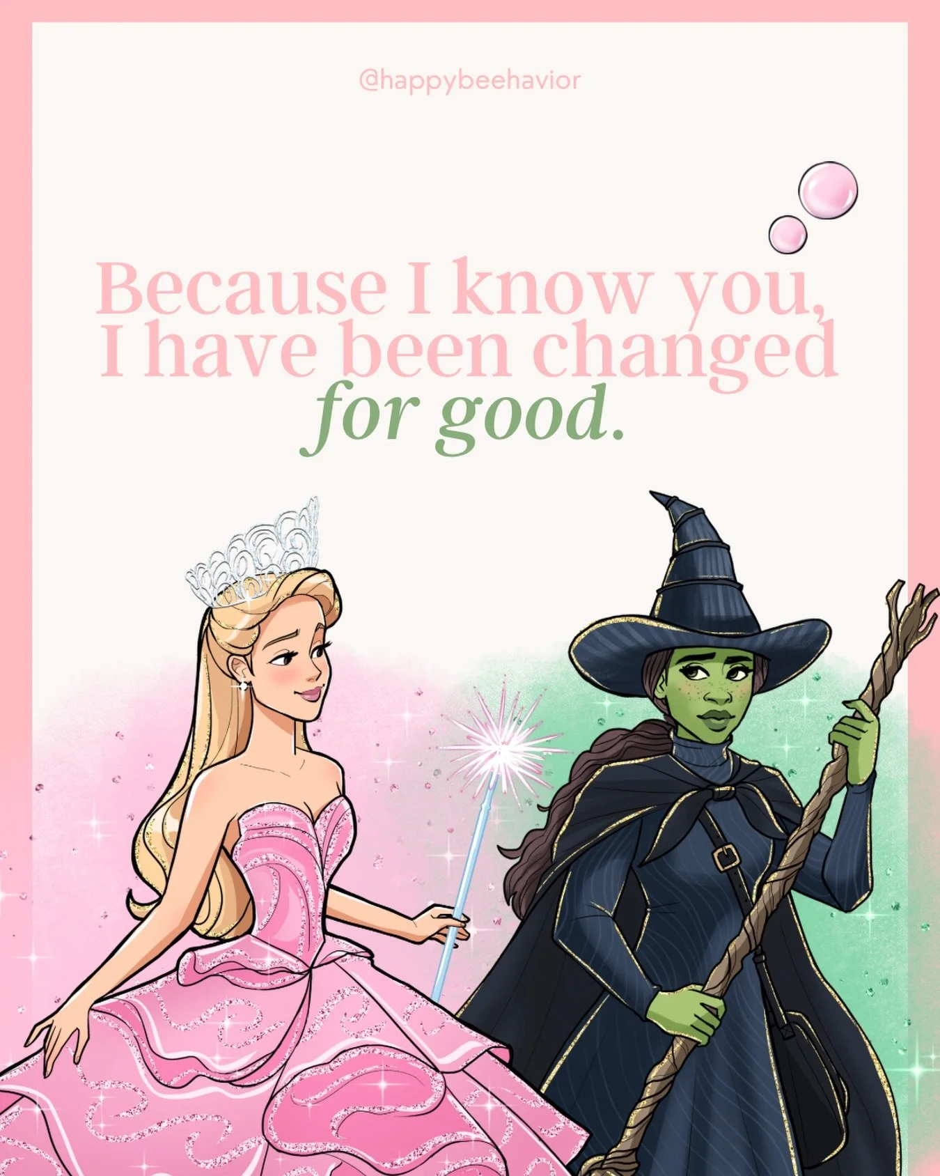 Surround yourself with individuals that change you for good. There are people who walk into your life and leave you better than they found you. If someone has changed you in a lasting way, send this to them 🫧 

Mel here 🙋🏻&zwj;♀️ Karina and I work