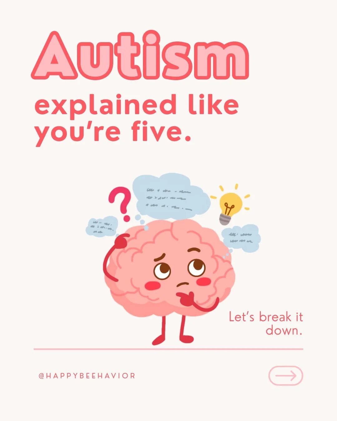 Welcome to our new series, &lsquo;Explained like you&rsquo;re 5&rsquo;✨

We are starting off with autism. 💛 Different does not mean less. Every brain brings something valuable to the world. Autism means someone&rsquo;s brain works in its own unique 