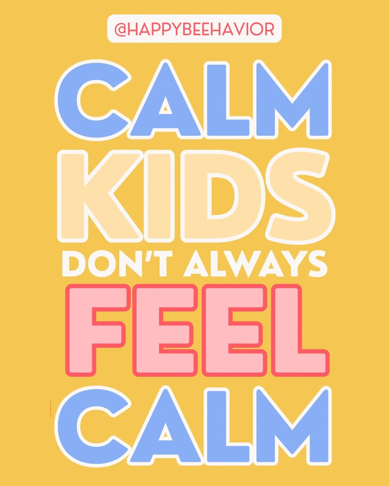 Calm doesn&rsquo;t always feel calm in their body. Some kids feel calm when they&rsquo;re moving, stimming, looking away, or taking space. It might not match what we expect calm to look like, but that doesn&rsquo;t make it wrong.

Their version of ca