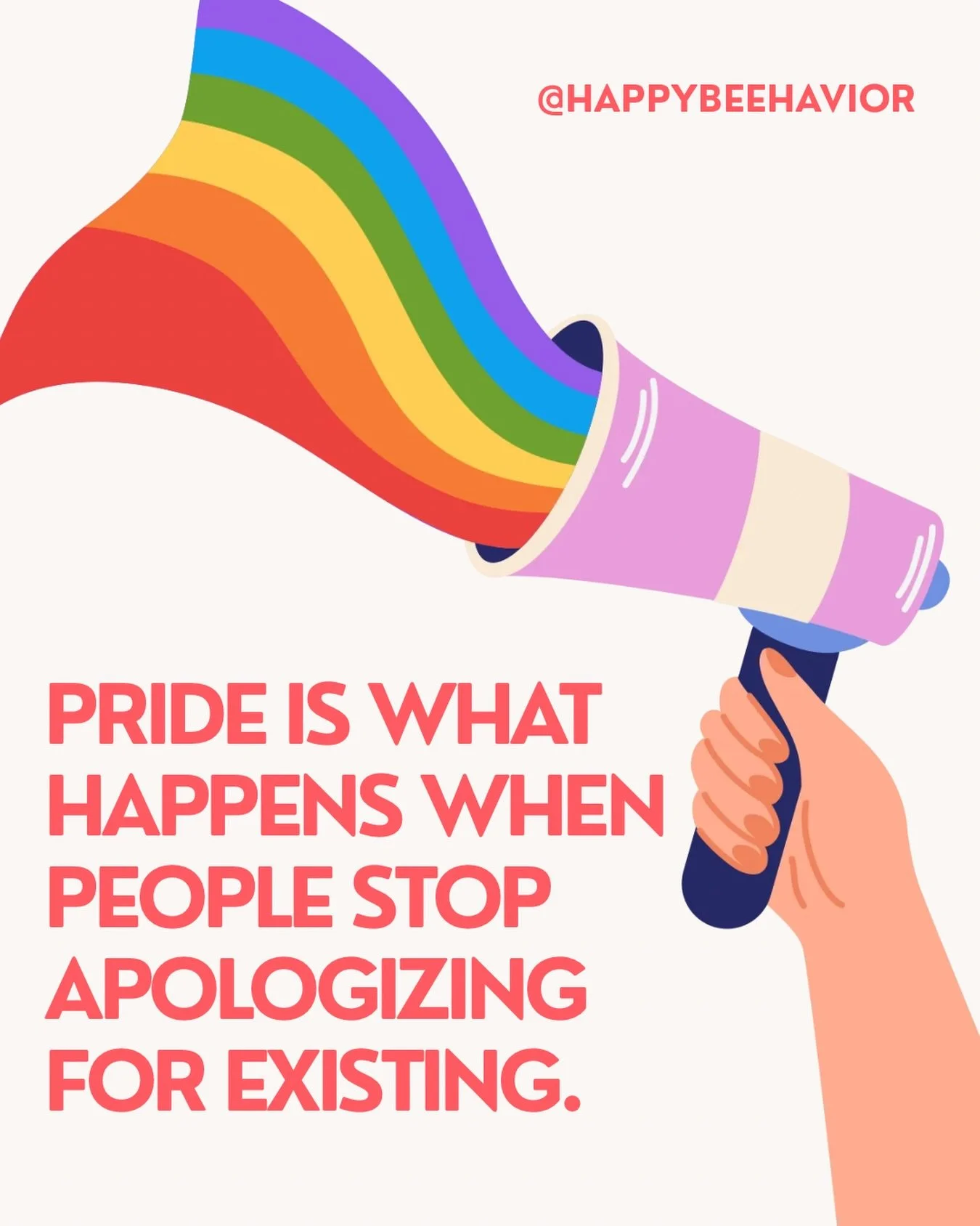 HAPPY PRIDE MONTH 🌈

A reminder that EVERY person deserves respect, dignity, and the freedom to be themselves!

Today and every day, we celebrate love, diversity, and the many ways people experience and express who they are. ❤️