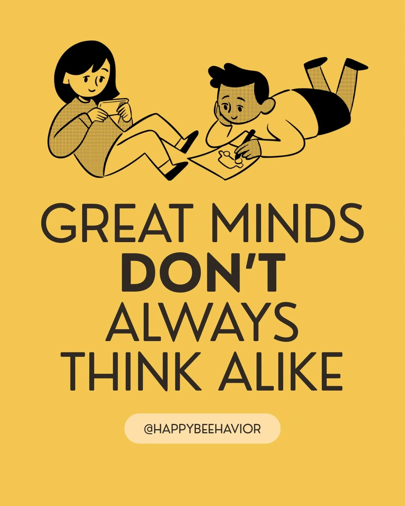 Great minds don&rsquo;t always think alike.
And that&rsquo;s exactly what makes them great. 🥹

Neurodiversity reminds us that there isn&rsquo;t one &ldquo;right&rdquo; way to think, solve problems, communicate, or experience the world. If everyone a
